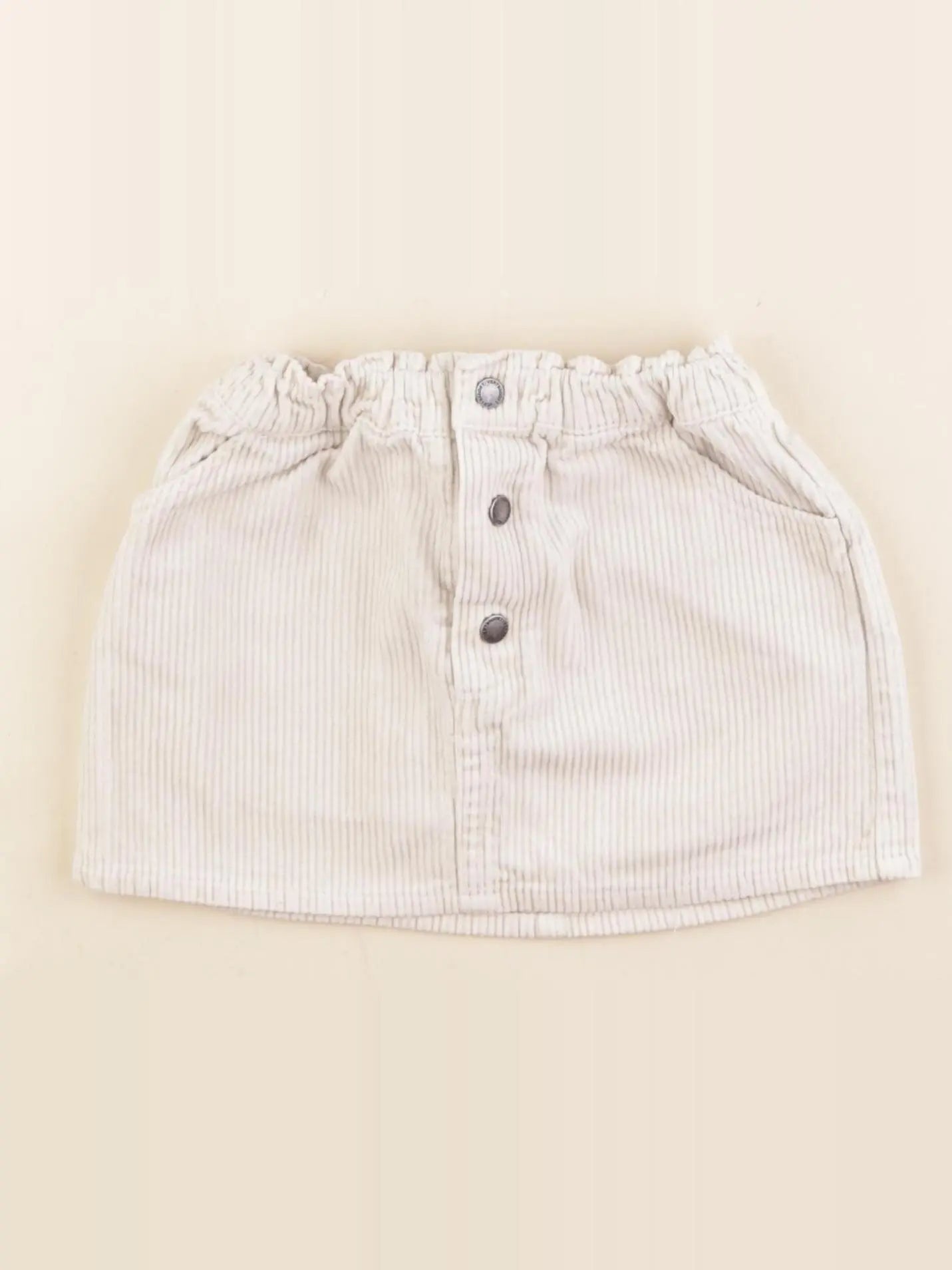 Vertbaudet - jupe beige - 18 mois