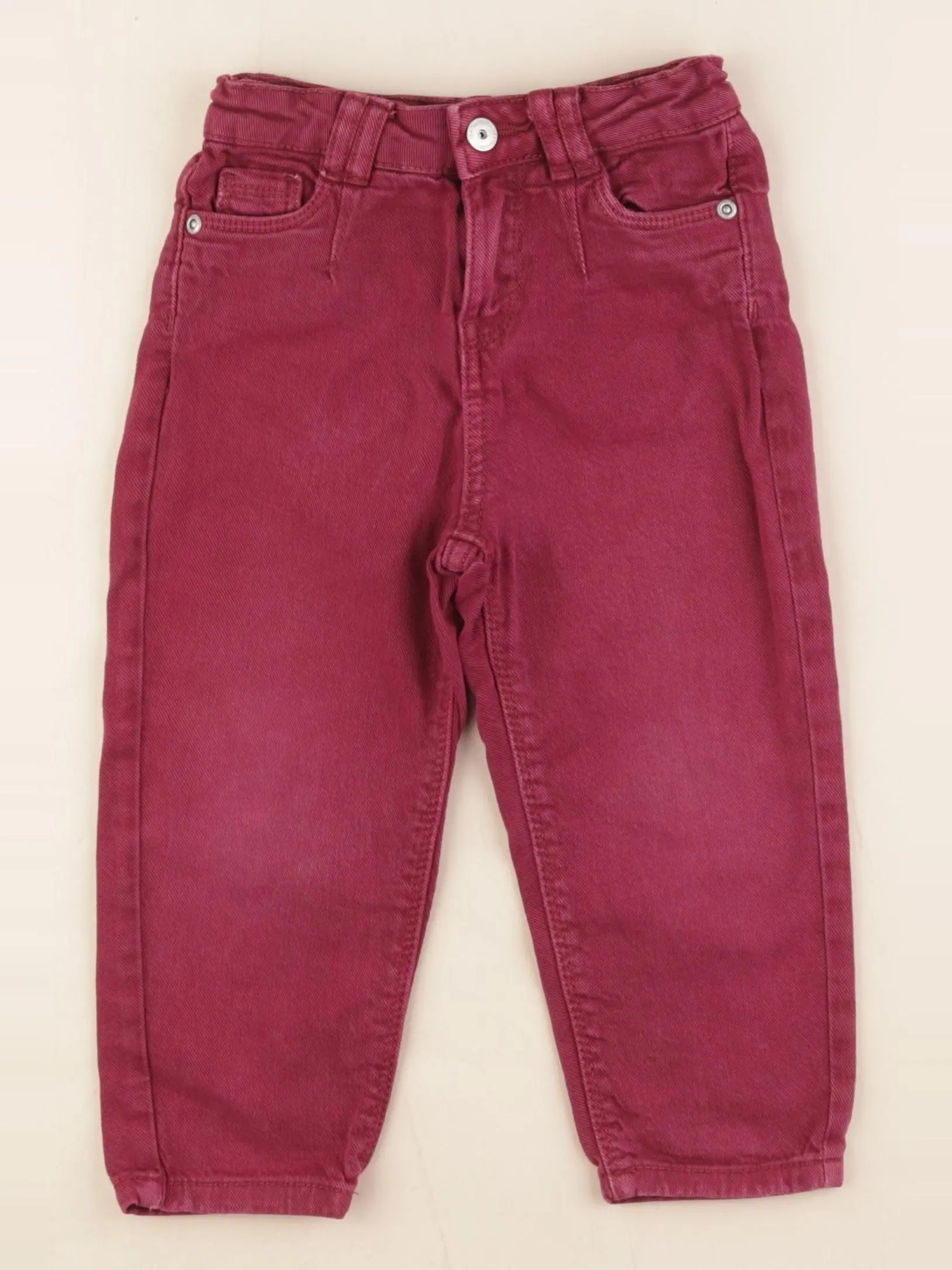 Vertbaudet - jean rouge - 3 ans