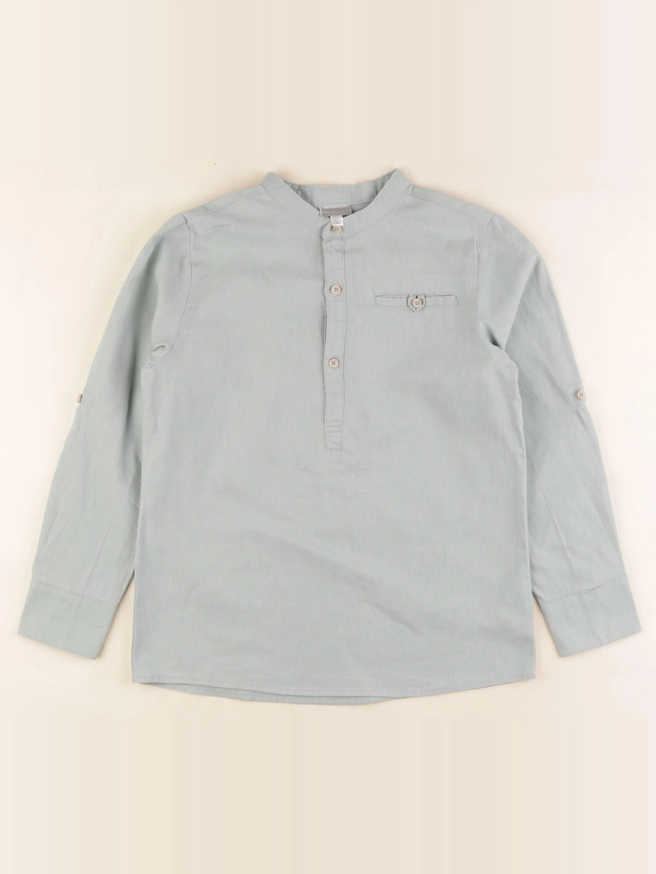 Vertbaudet - chemise bleu - 10 ans
