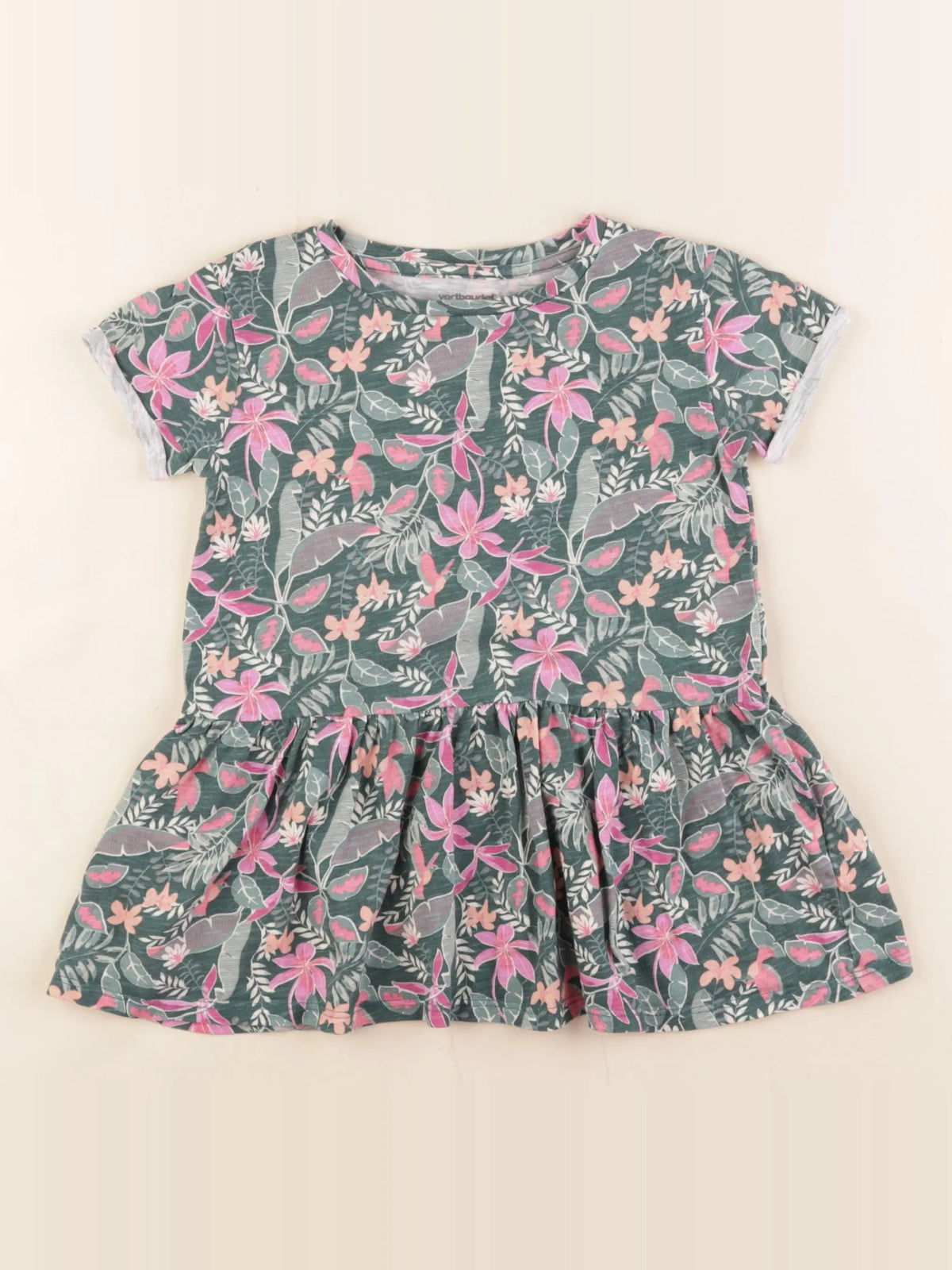 Vertbaudet - robe multicolore - 3 ans