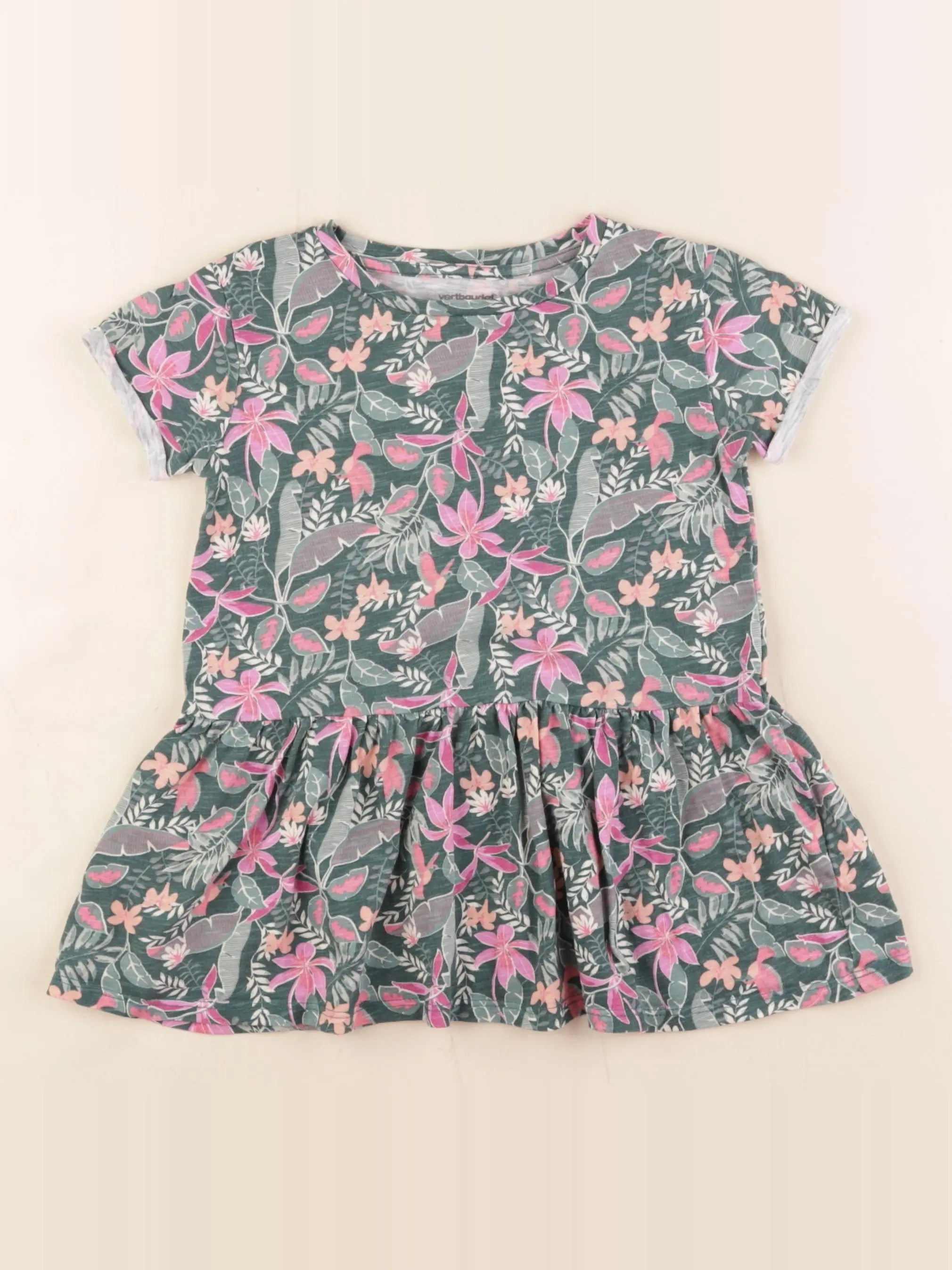 Vertbaudet - robe multicolore - 3 ans