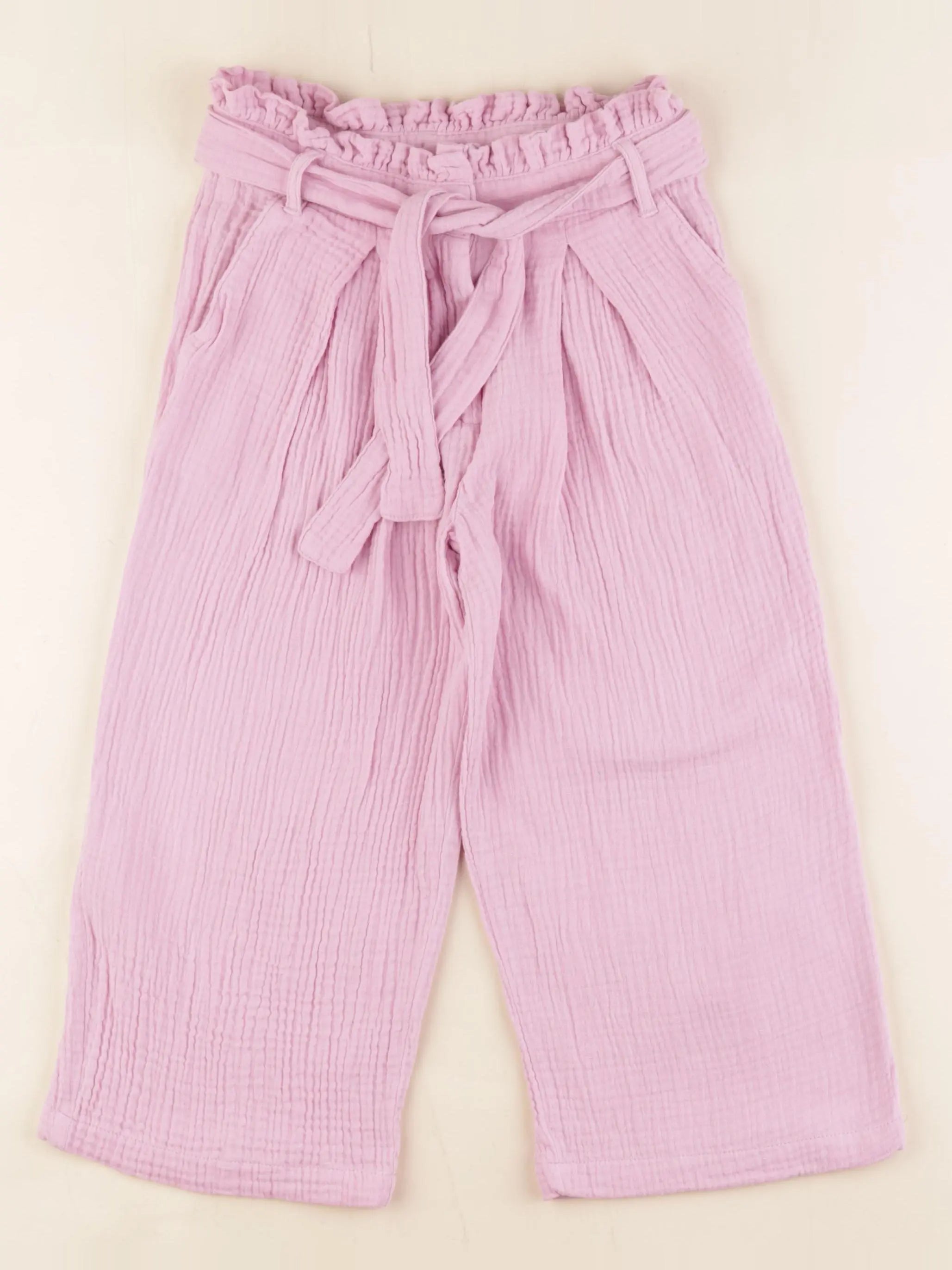 Vertbaudet - pantalon violet - 6 ans