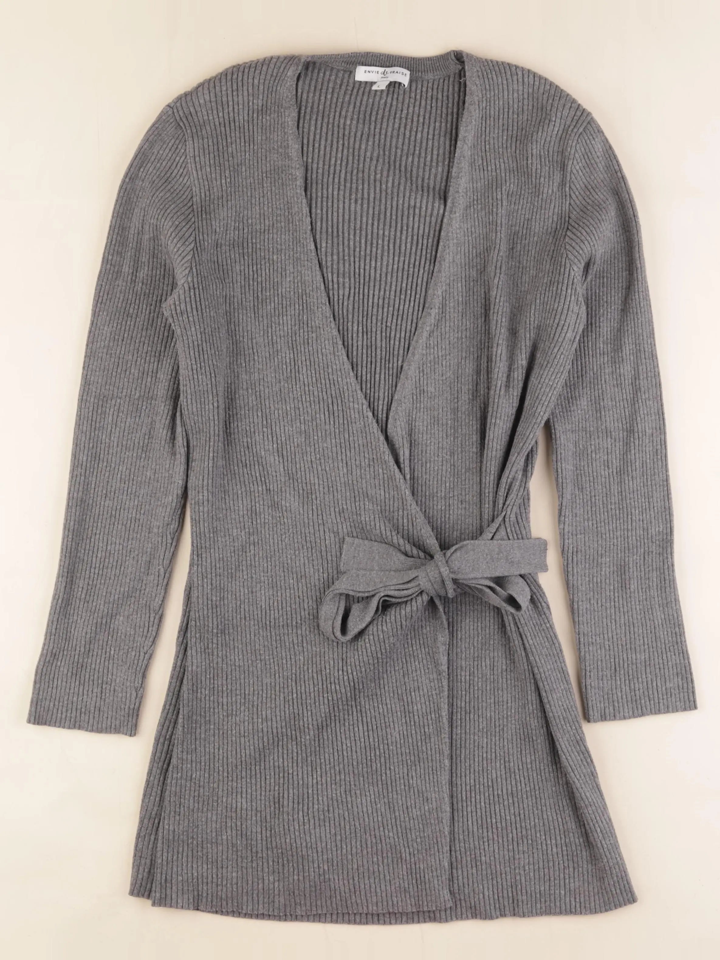 Envie de fraise - gilet allaitement, grossesse gris - 42 à 44