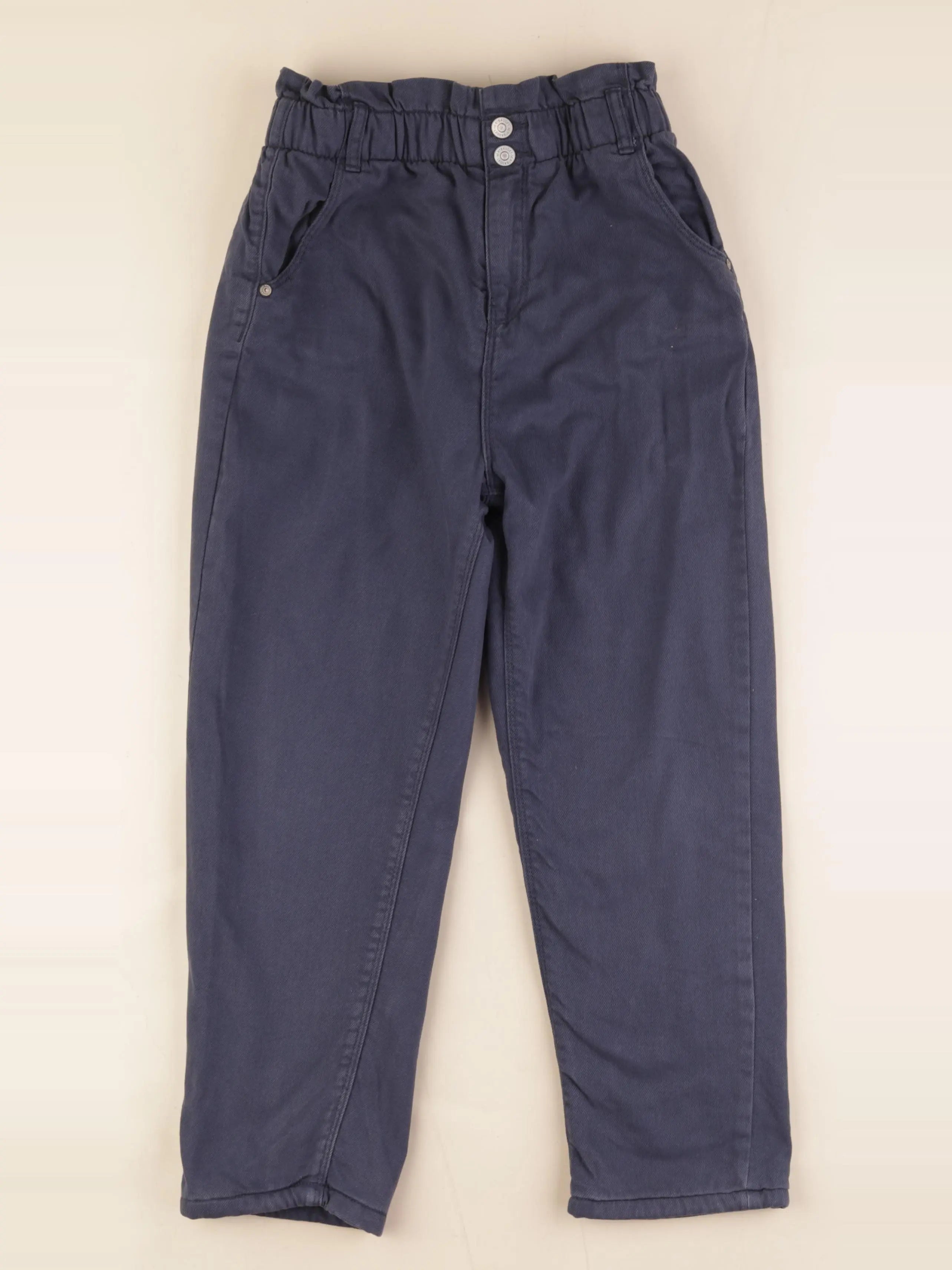 Vertbaudet - jean doublé bleu - 9 ans