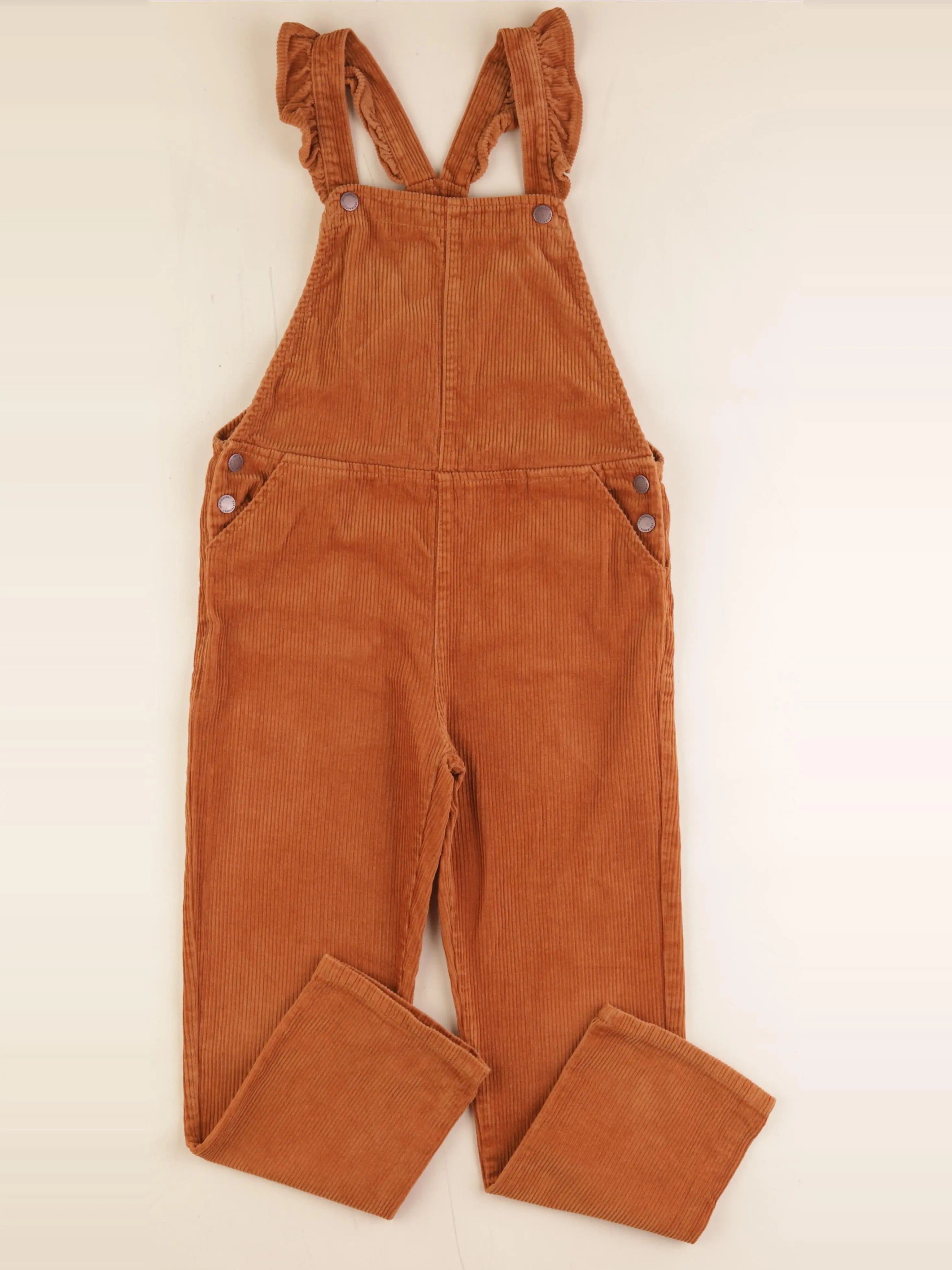 Vertbaudet - salopette marron - 9 ans