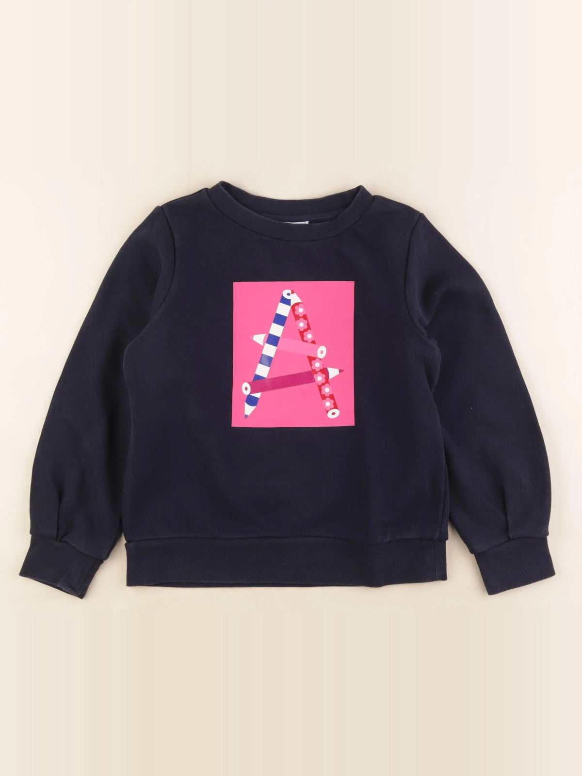 Jacadi - sweat bleu - 8 ans