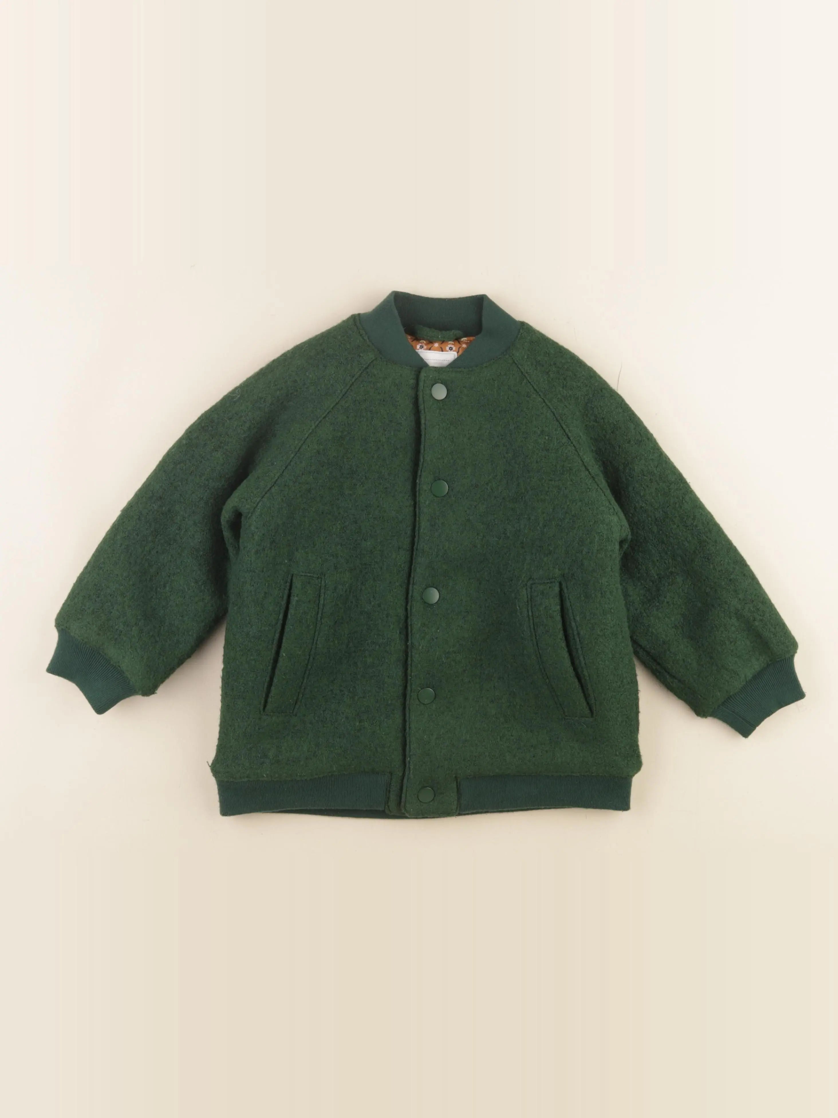 Vertbaudet - veste vert - 4 ans