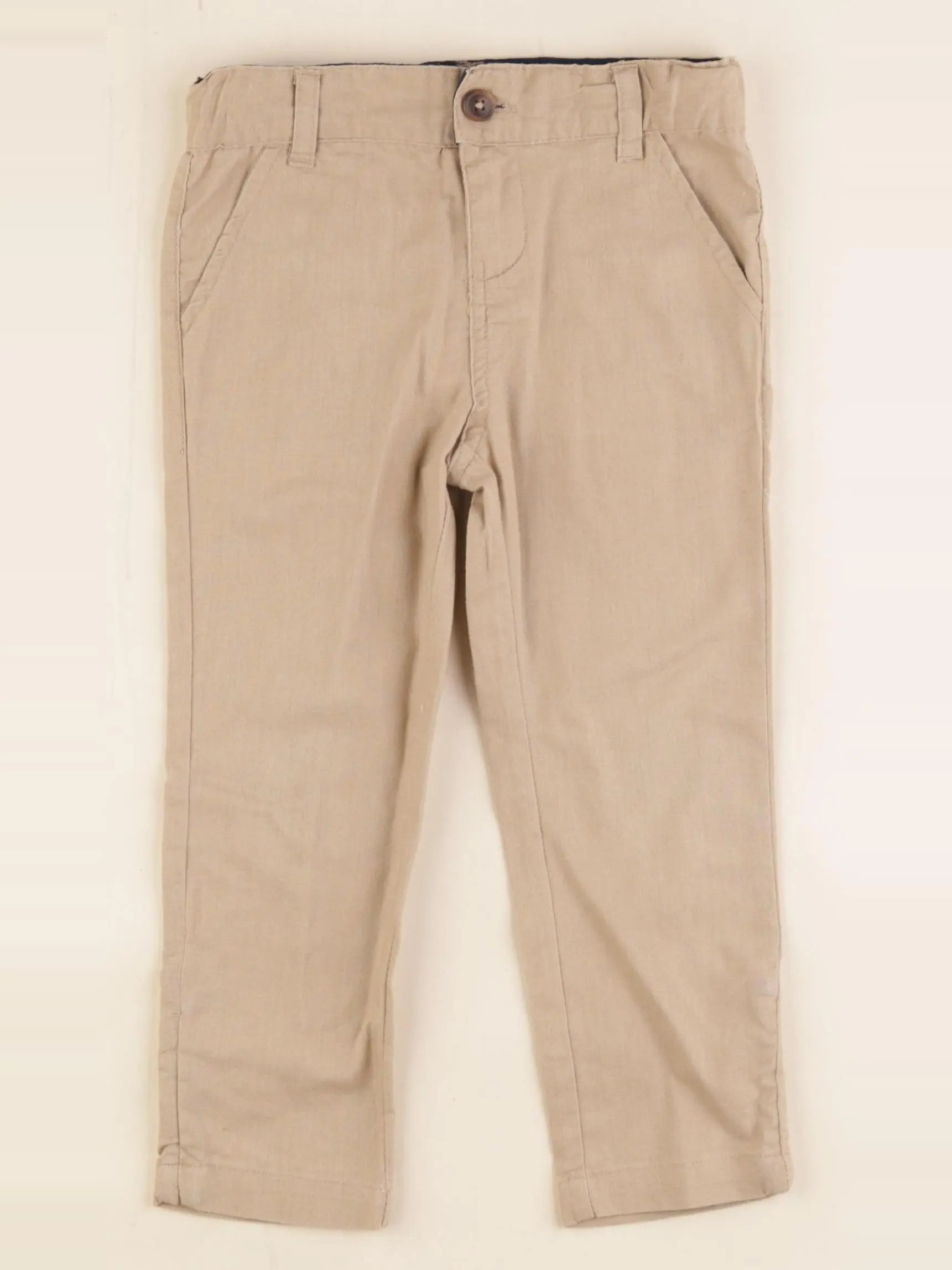 Vertbaudet - pantalon marron - 3 ans