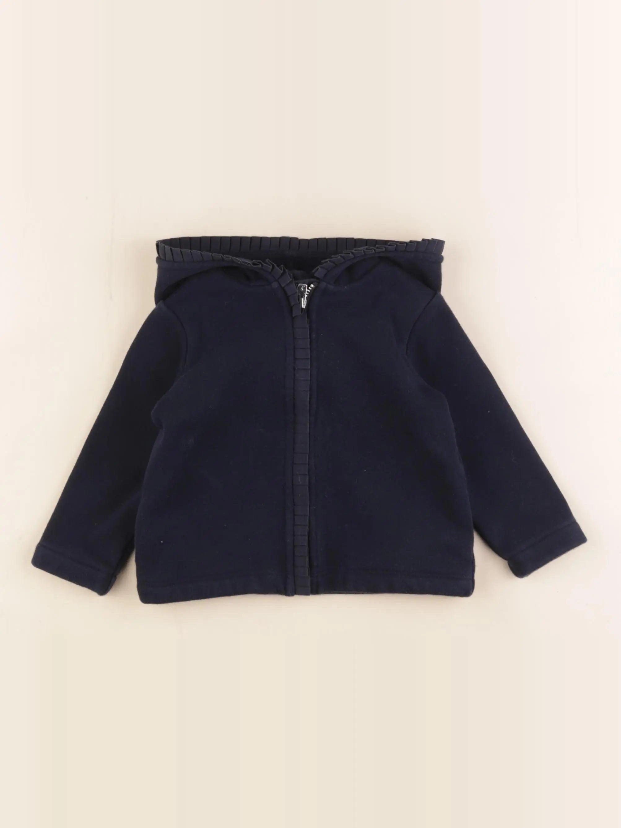 Jacadi - sweat bleu - 12 mois