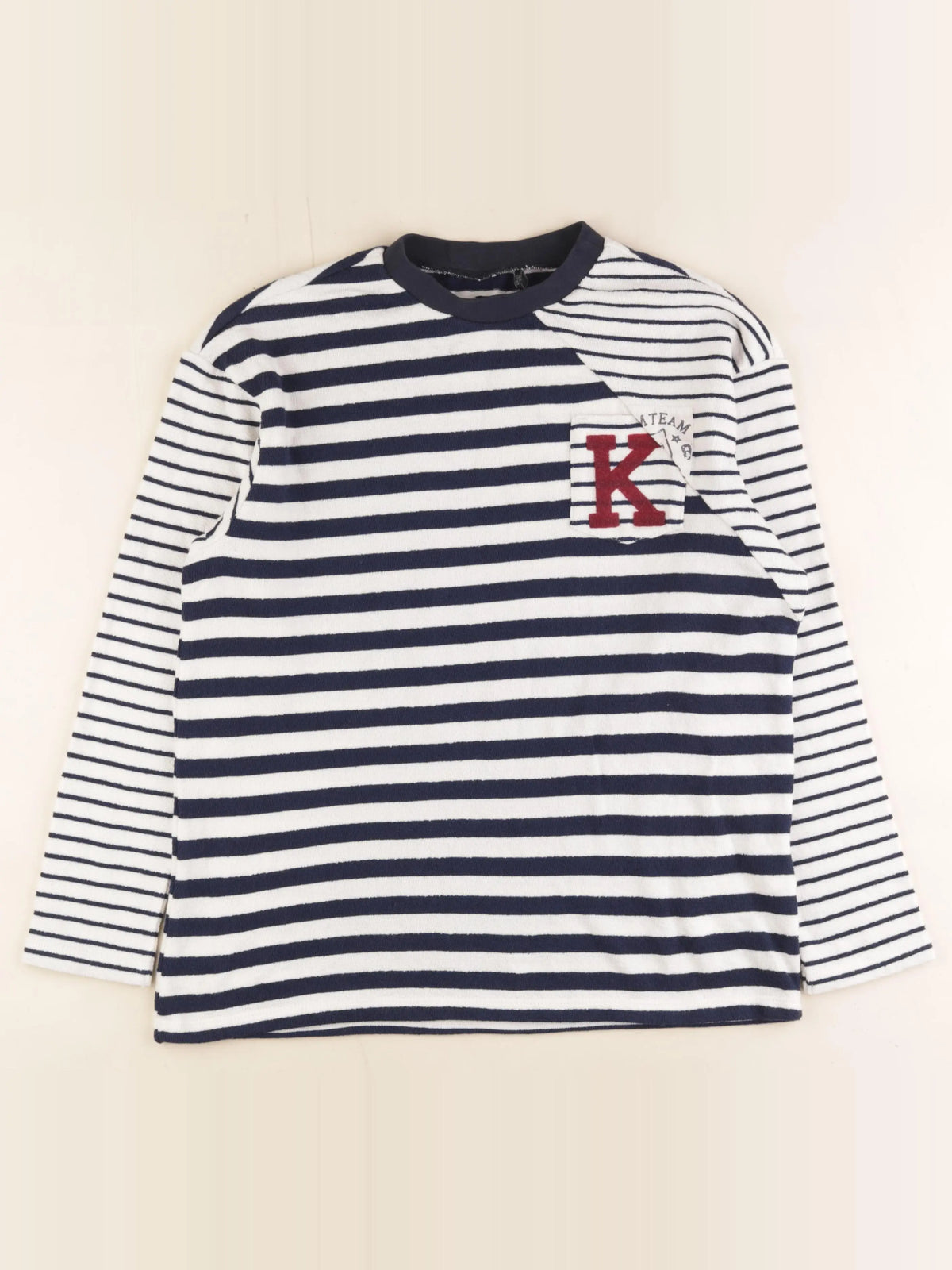 IKKS - tee-shirt imprimé au dos bleu, blanc - 12 ans