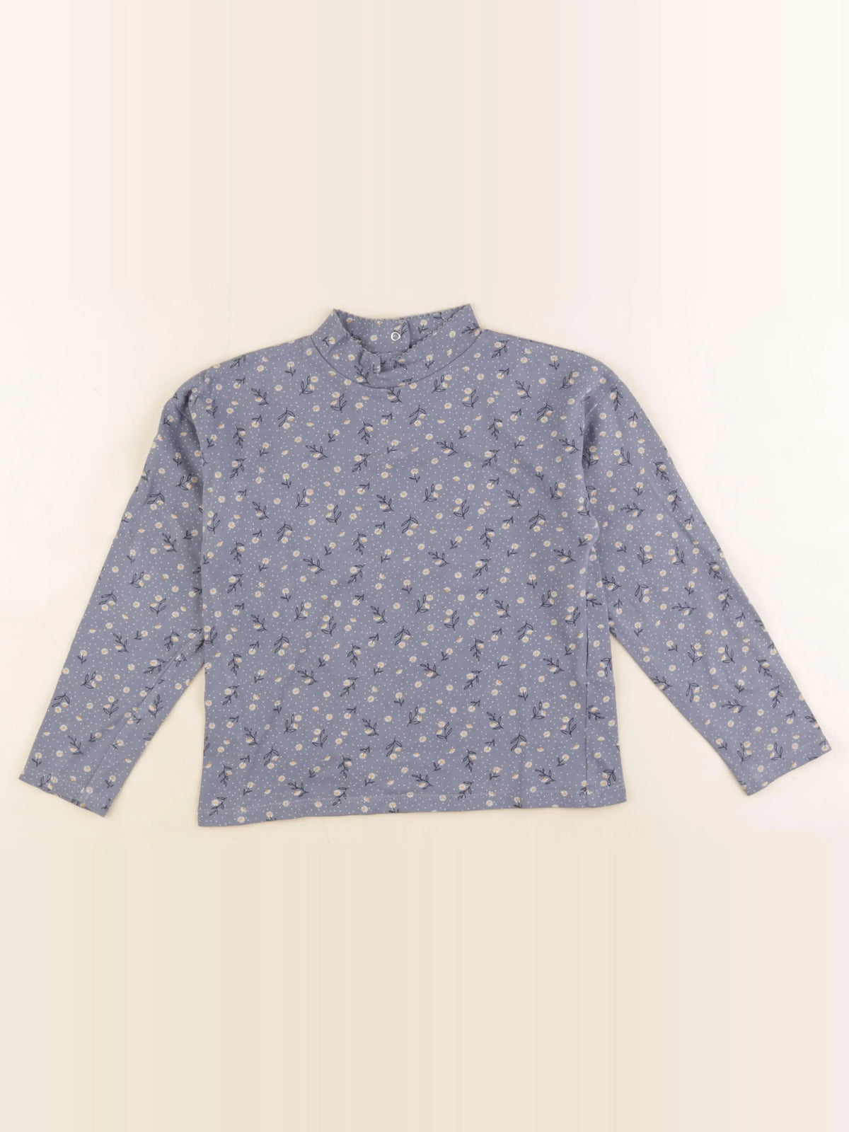 Vertbaudet - tee-shirt bleu - 8 ans