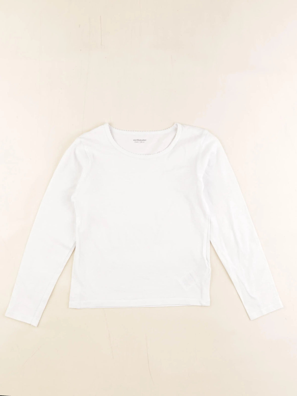 Vertbaudet - maillot de corps blanc - 8 ans