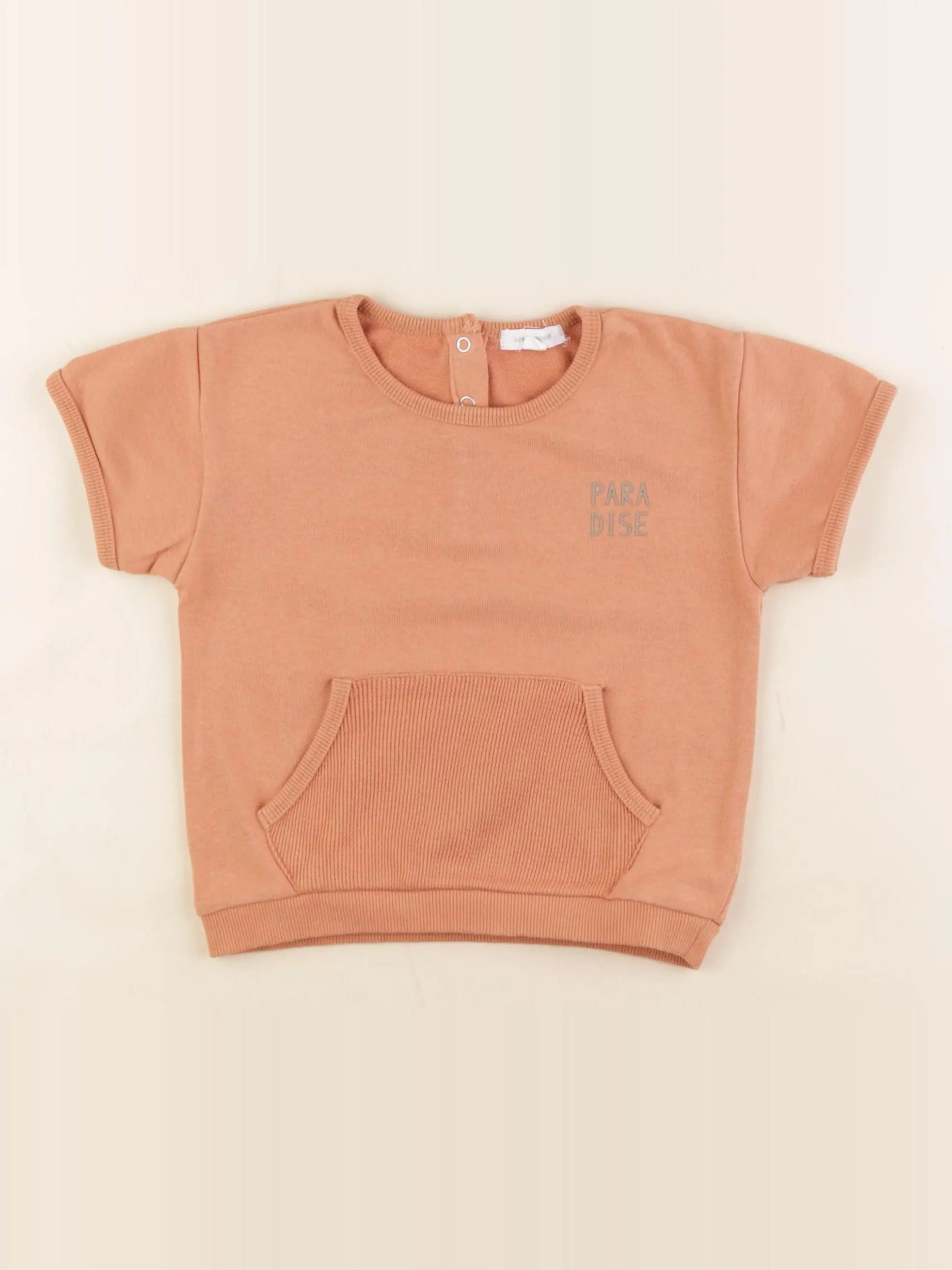 Vertbaudet - tee-shirt marron - 24 mois