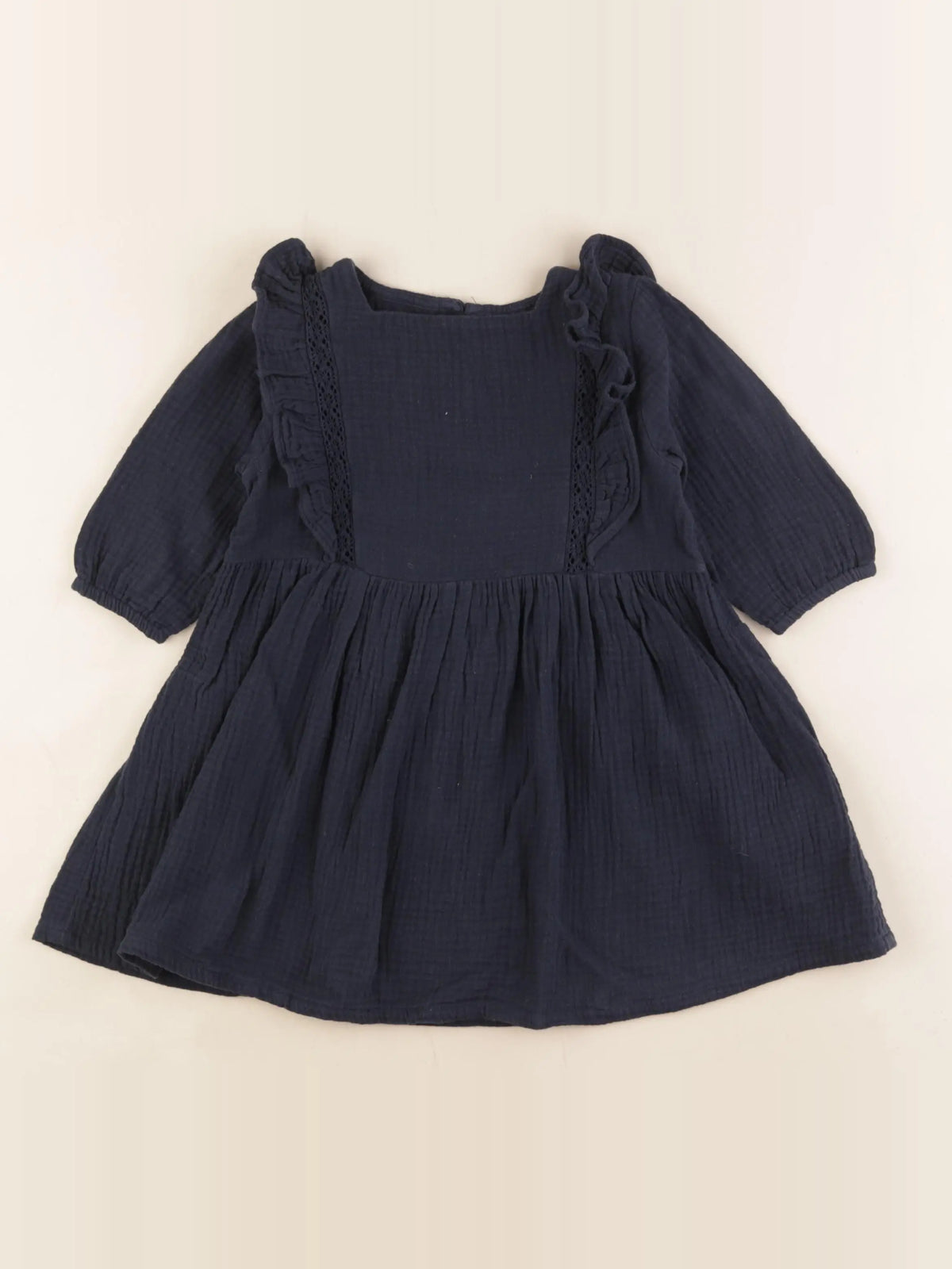 Vertbaudet - robe bleu - 3 ans