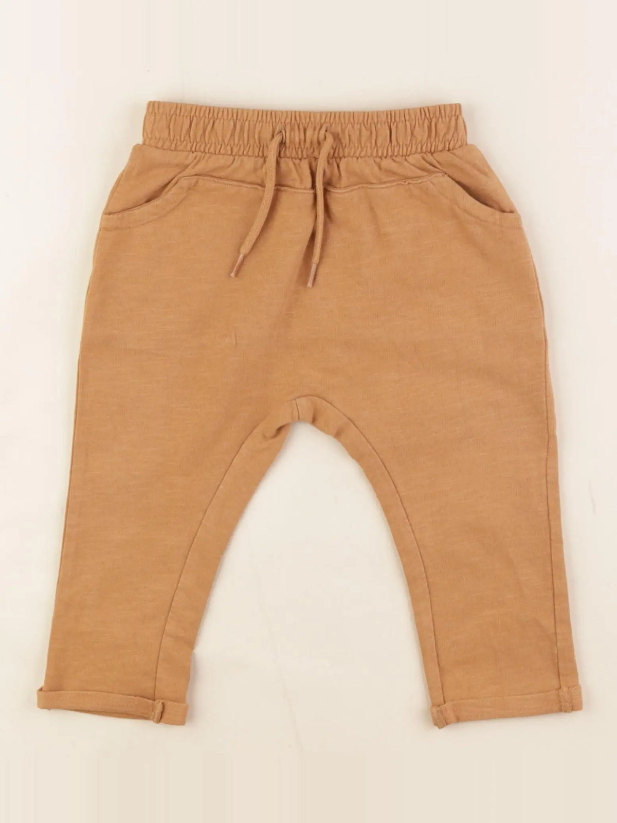Vertbaudet - pantalon marron - 12 mois