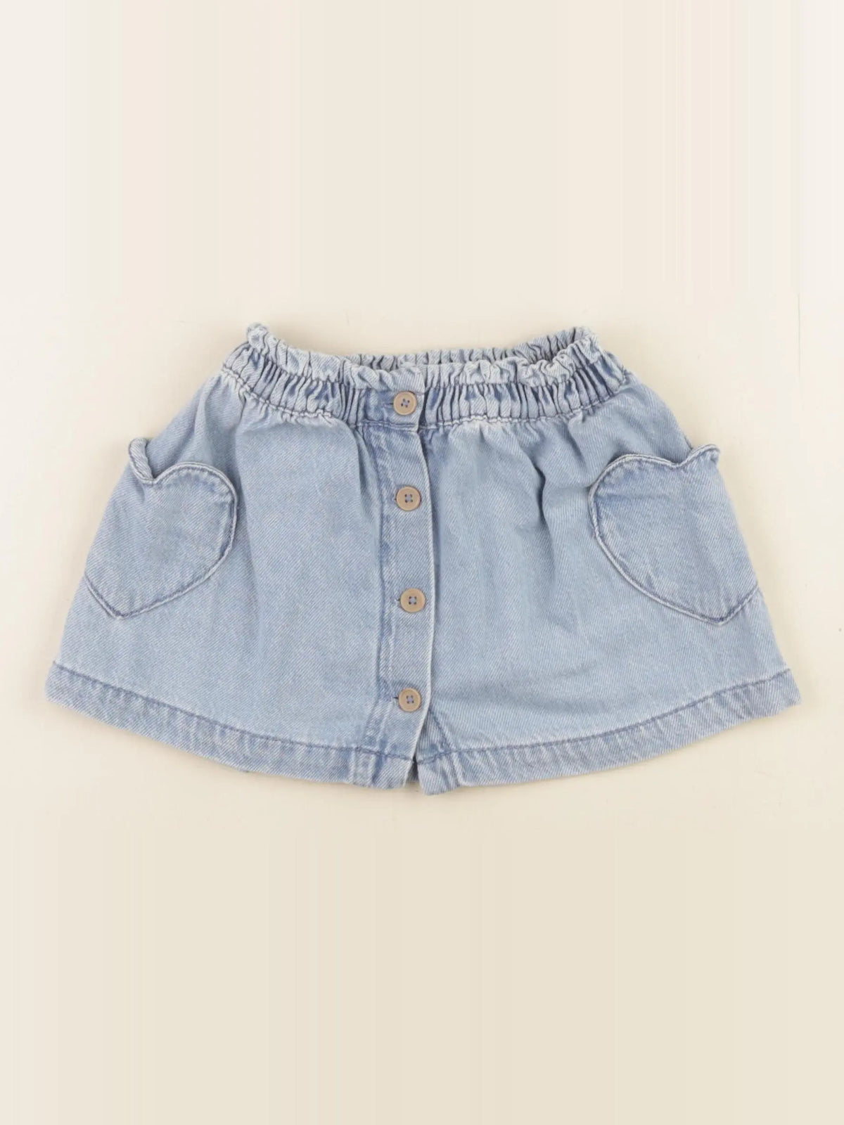 Vertbaudet - jupe bleu - 18 mois