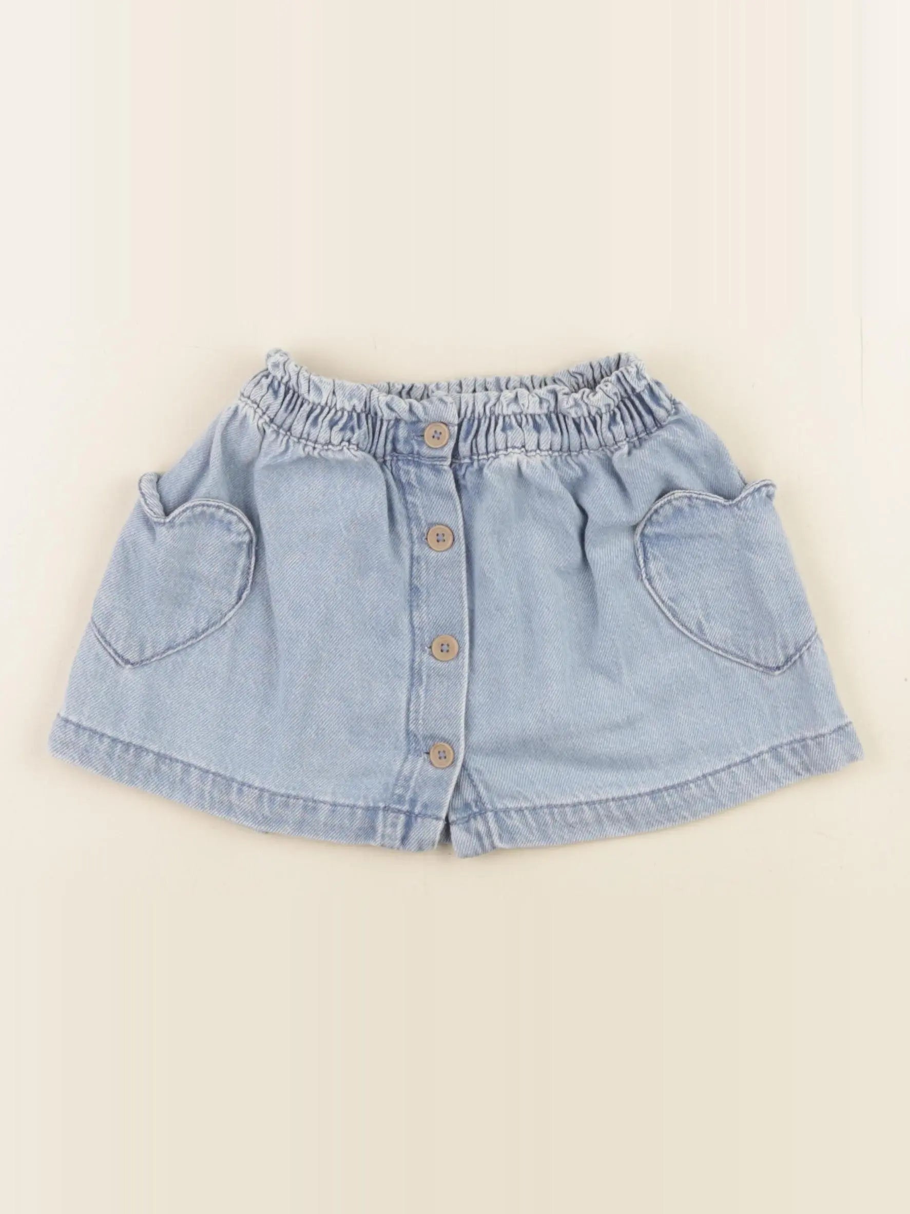 Vertbaudet - jupe bleu - 18 mois