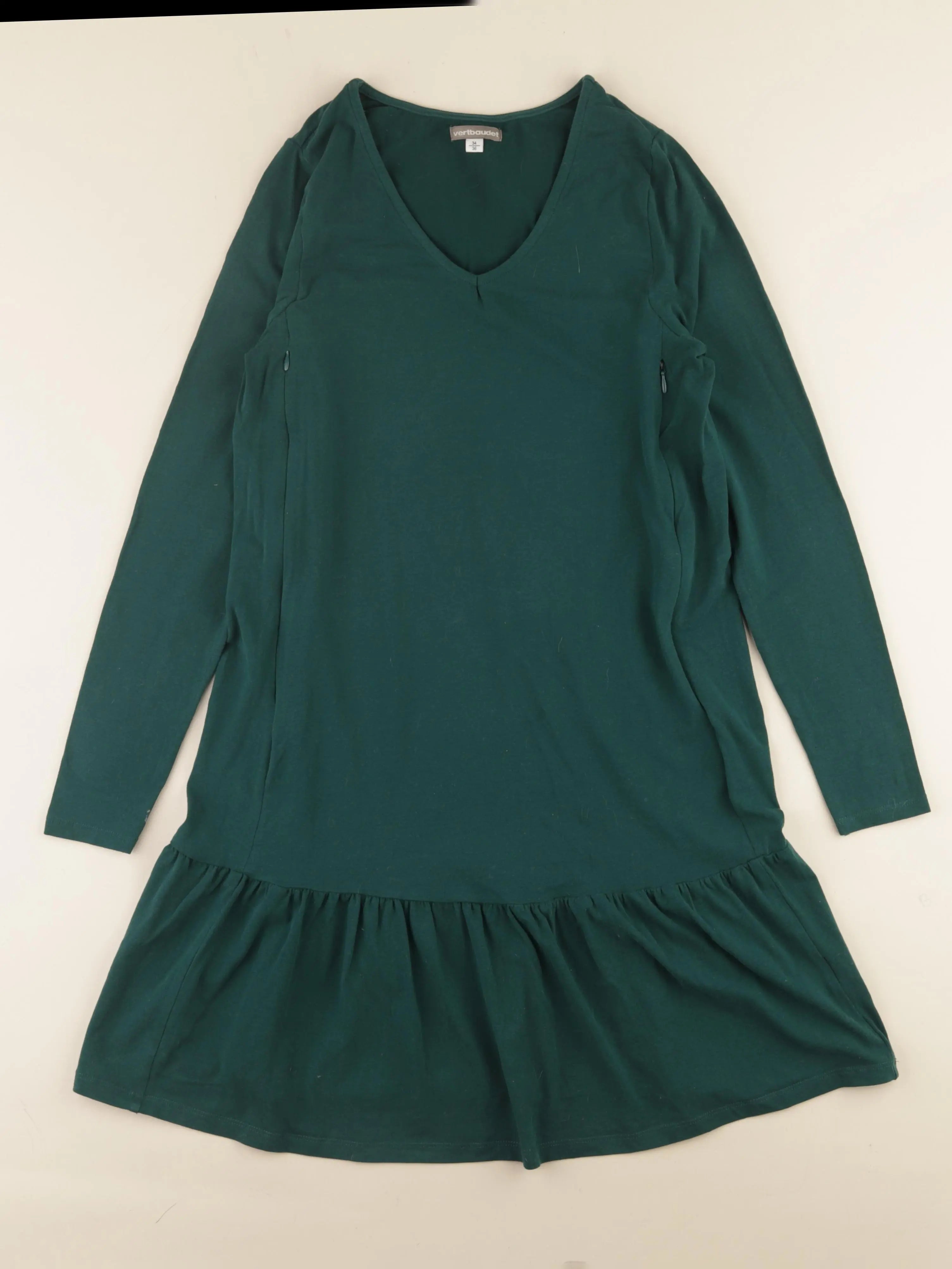 Vertbaudet - robe grossesse vert - 34 à 36