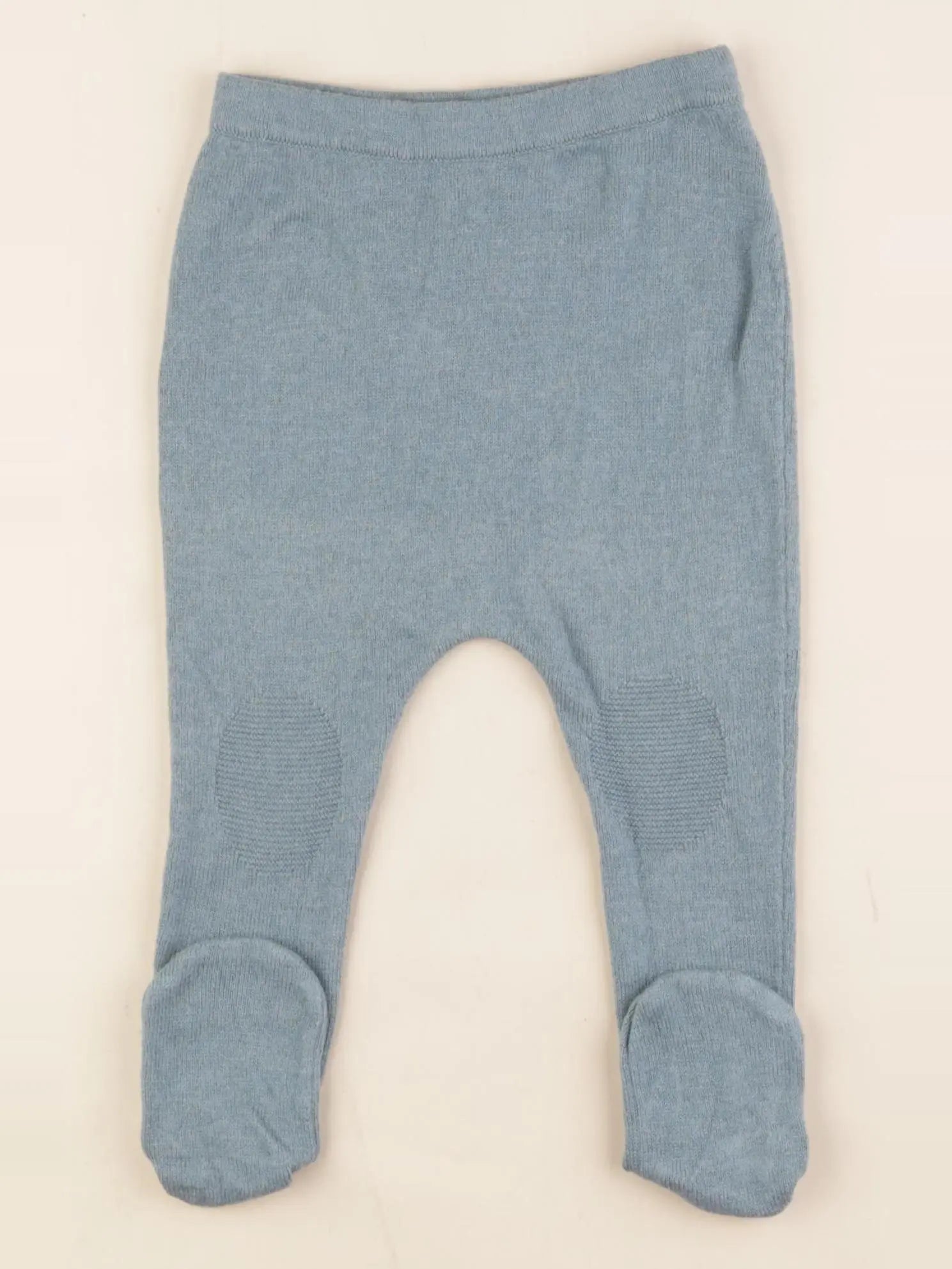 Mango - legging bleu - 9/12 mois