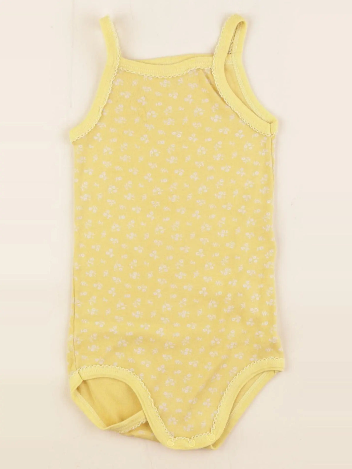 Petit Bateau - body jaune - 36 mois