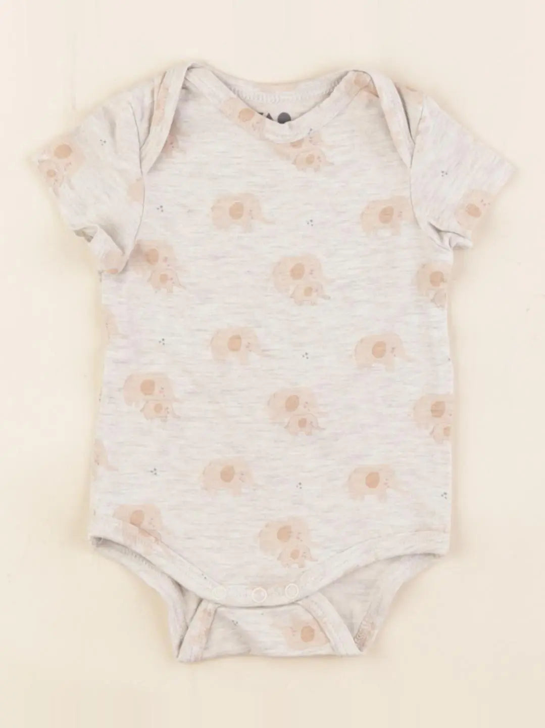 Tape à l'oeil - body marron - 1 mois