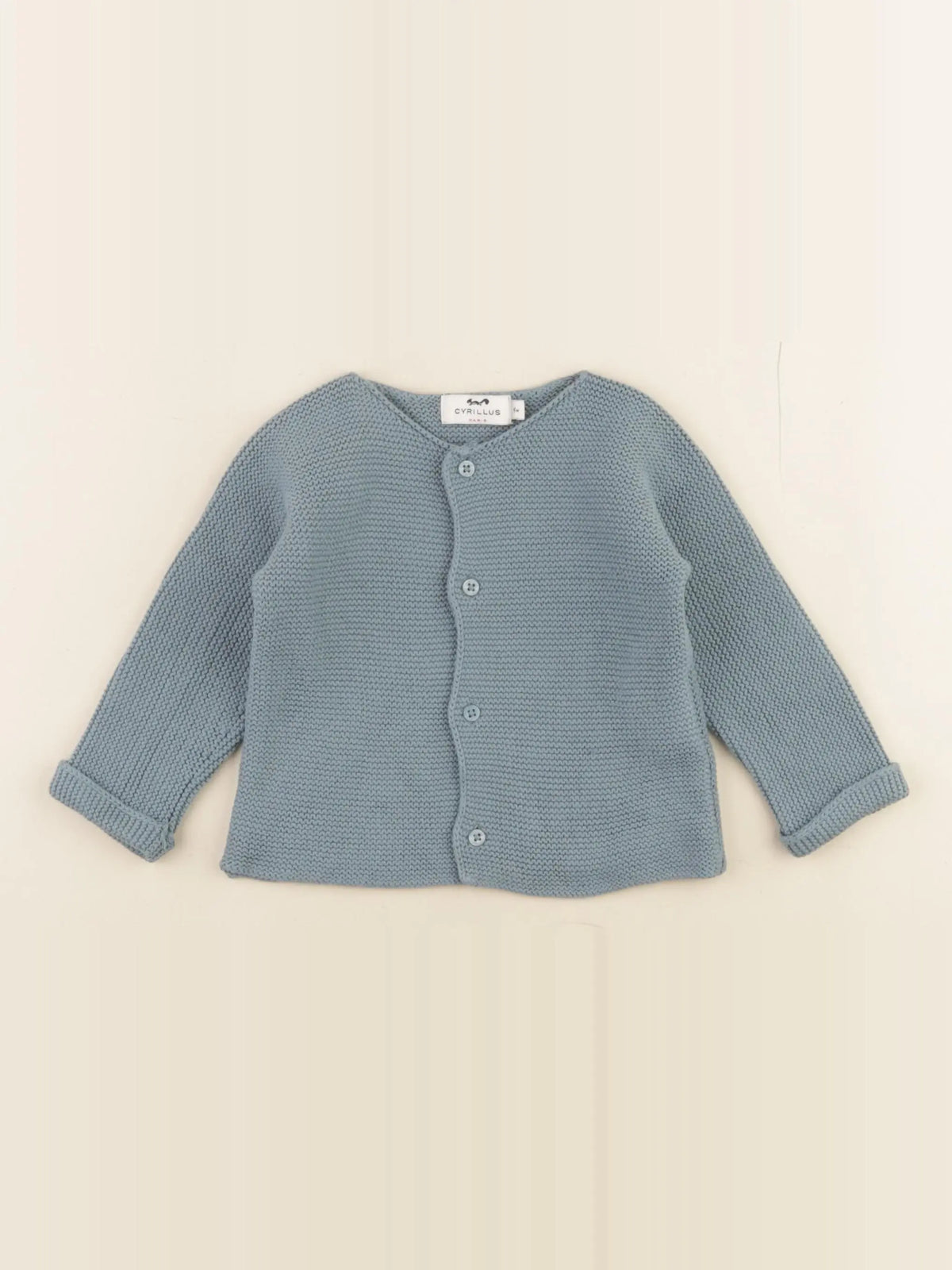 Cyrillus - gilet bleu - 6 mois