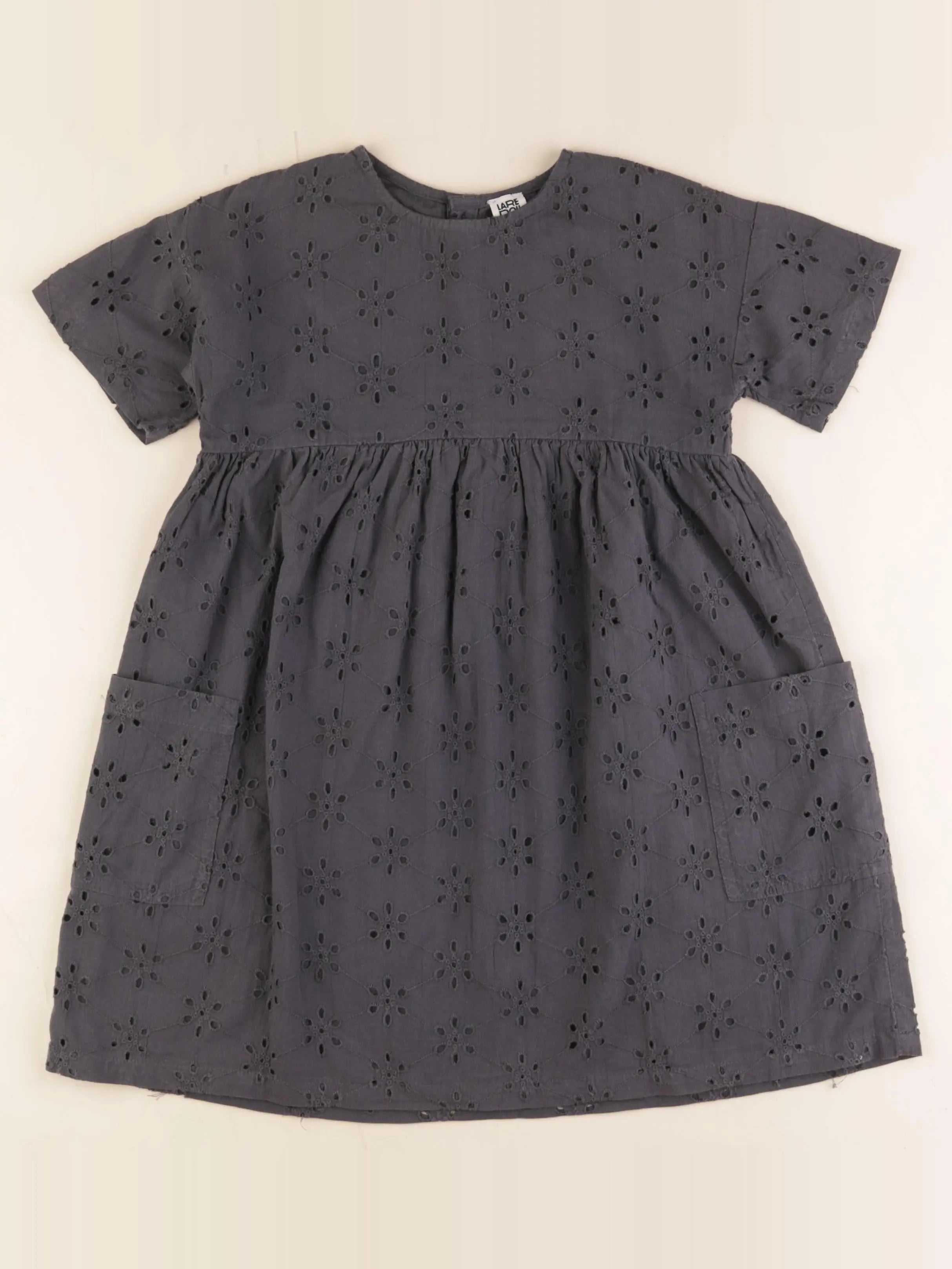 La Redoute - robe gris - 7 ans