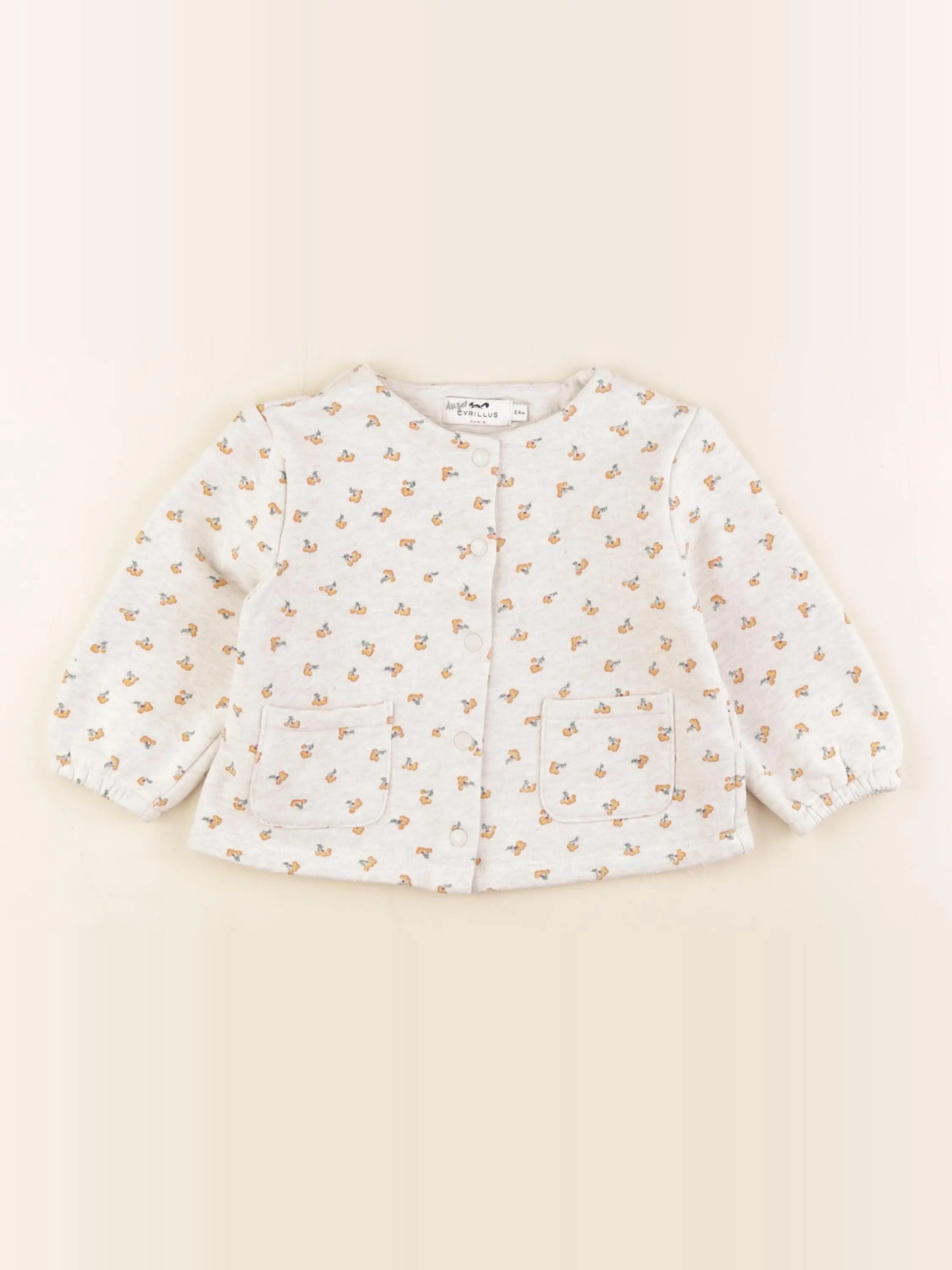 Cyrillus - sweat beige - 24 mois