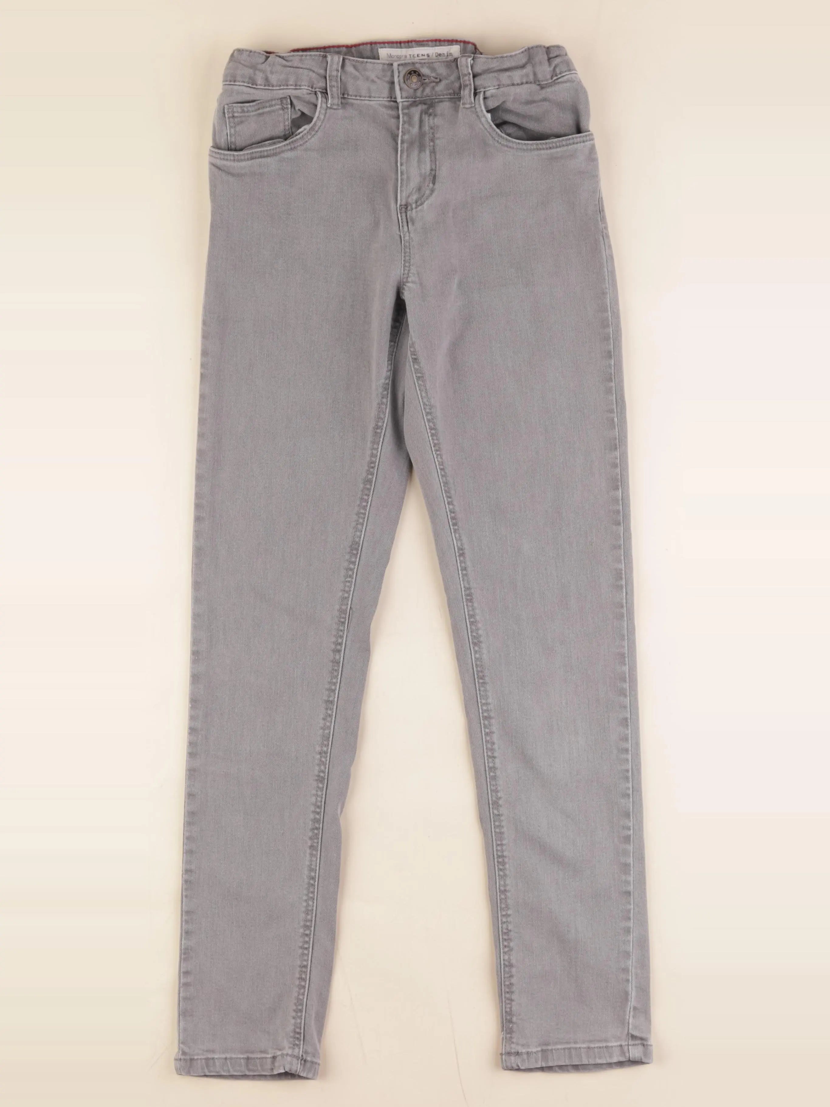 Monoprix - jean gris - 12 ans