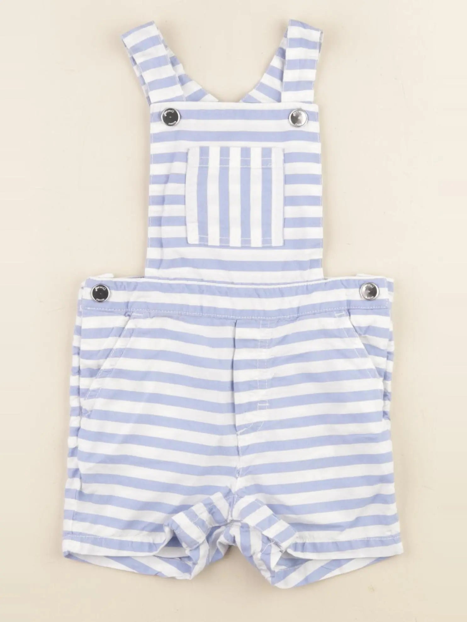 Jacadi - salopette blanc, bleu - 18 mois