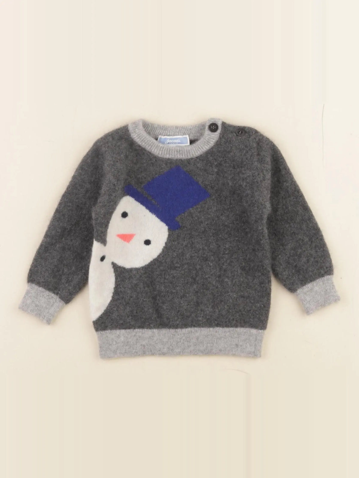 Jacadi - pull gris - 6 mois