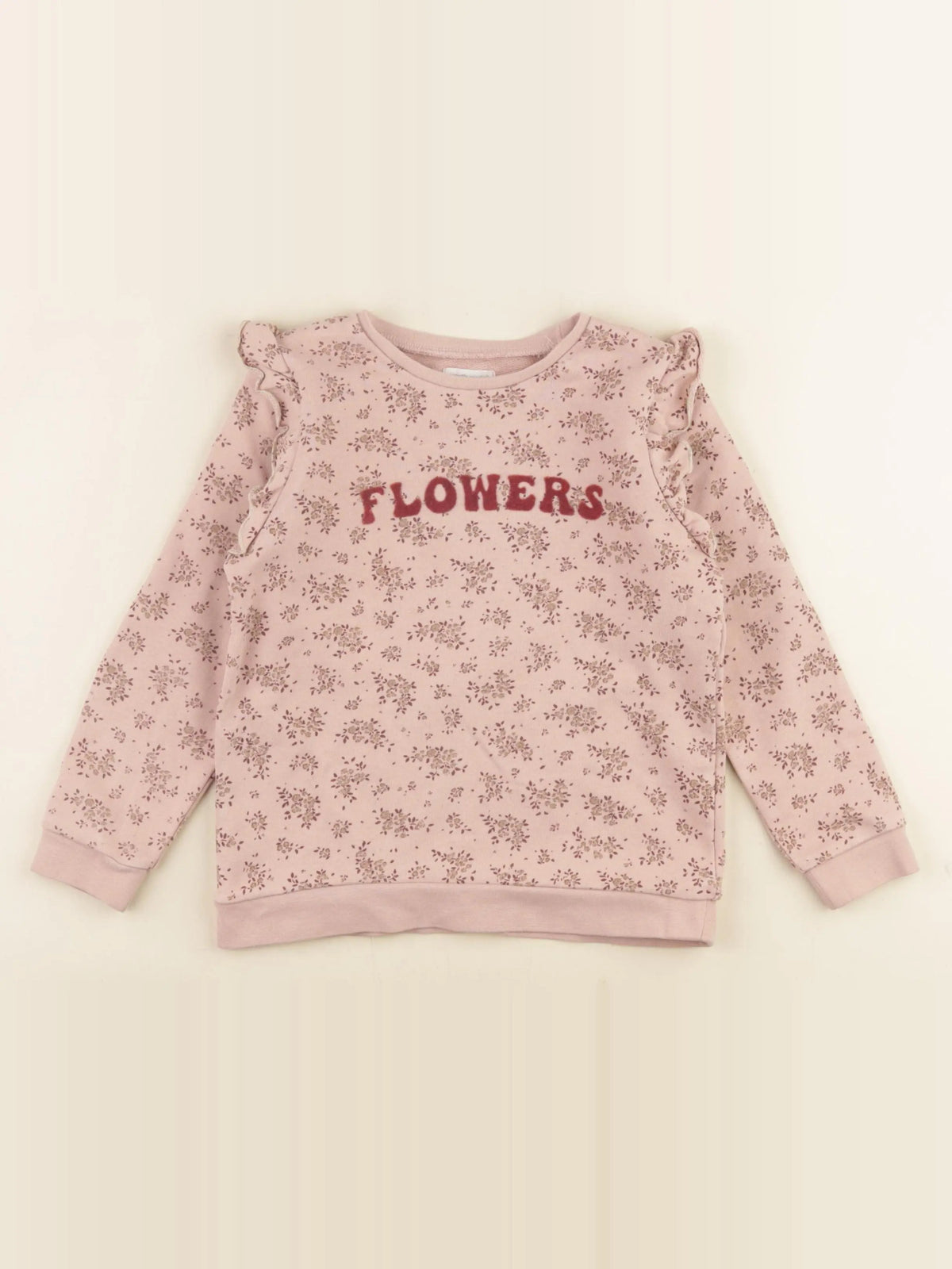 Vertbaudet - sweat rose - 5 ans