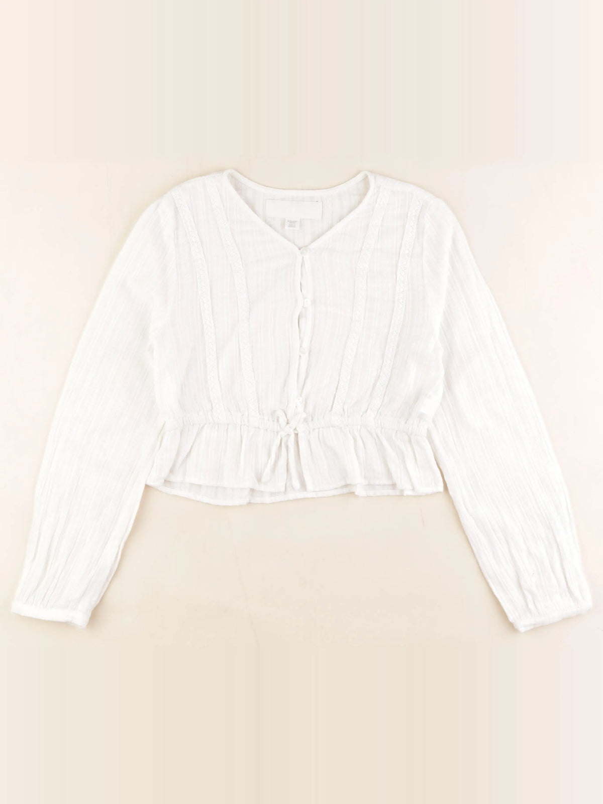Zara - blouse blanc - 9/10 ans