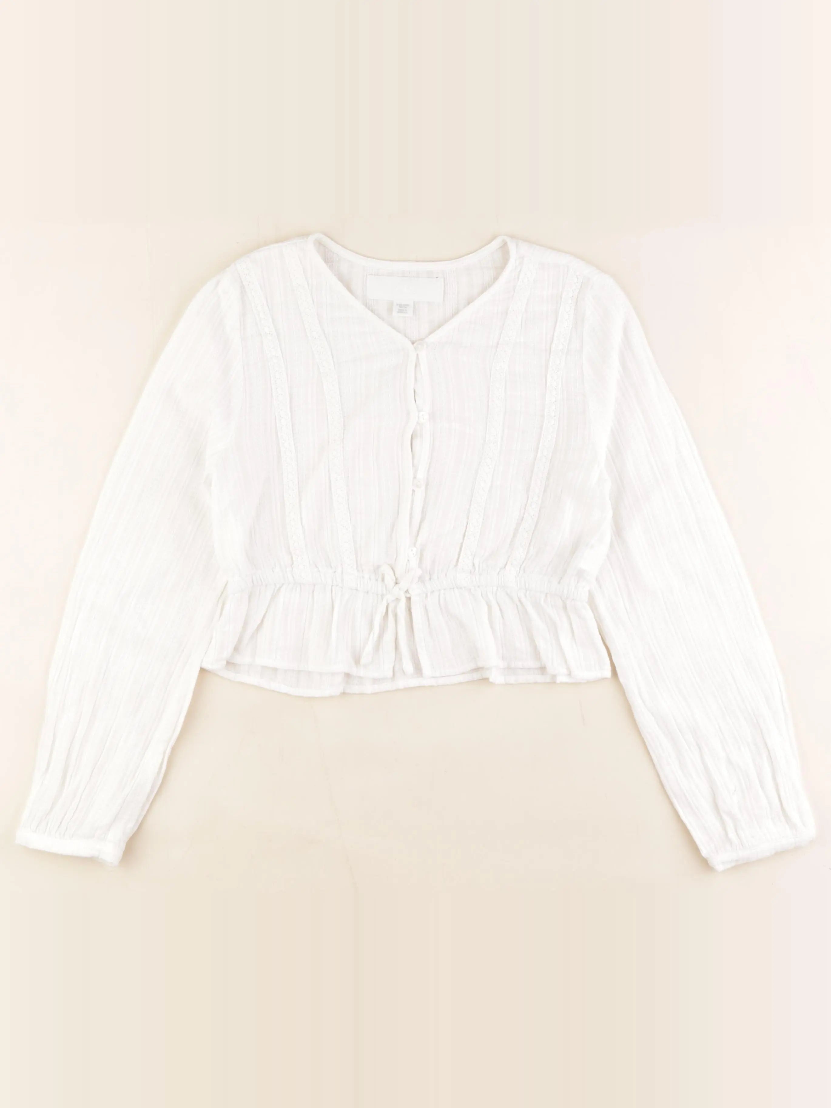 Zara - blouse blanc - 9/10 ans
