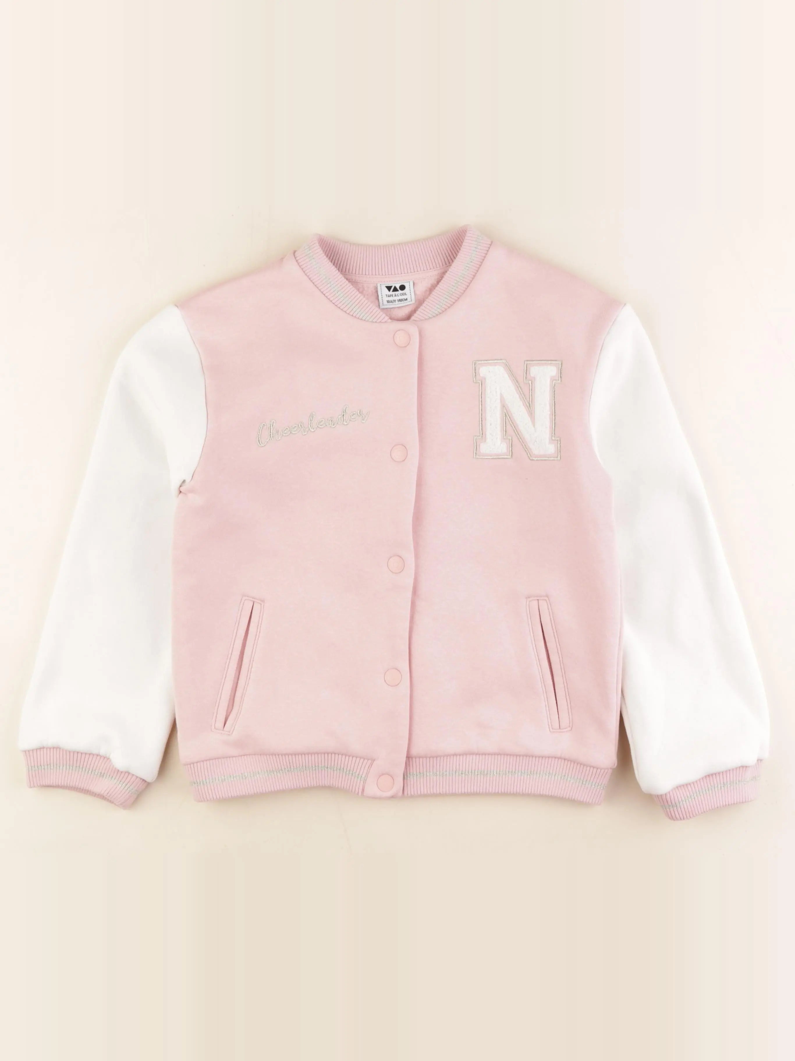 Tape à l'oeil - veste blanc, rose - 10 ans