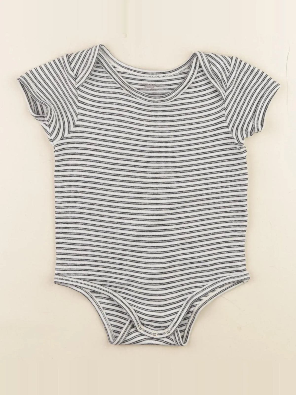 Vertbaudet - body blanc, bleu - 2 ans