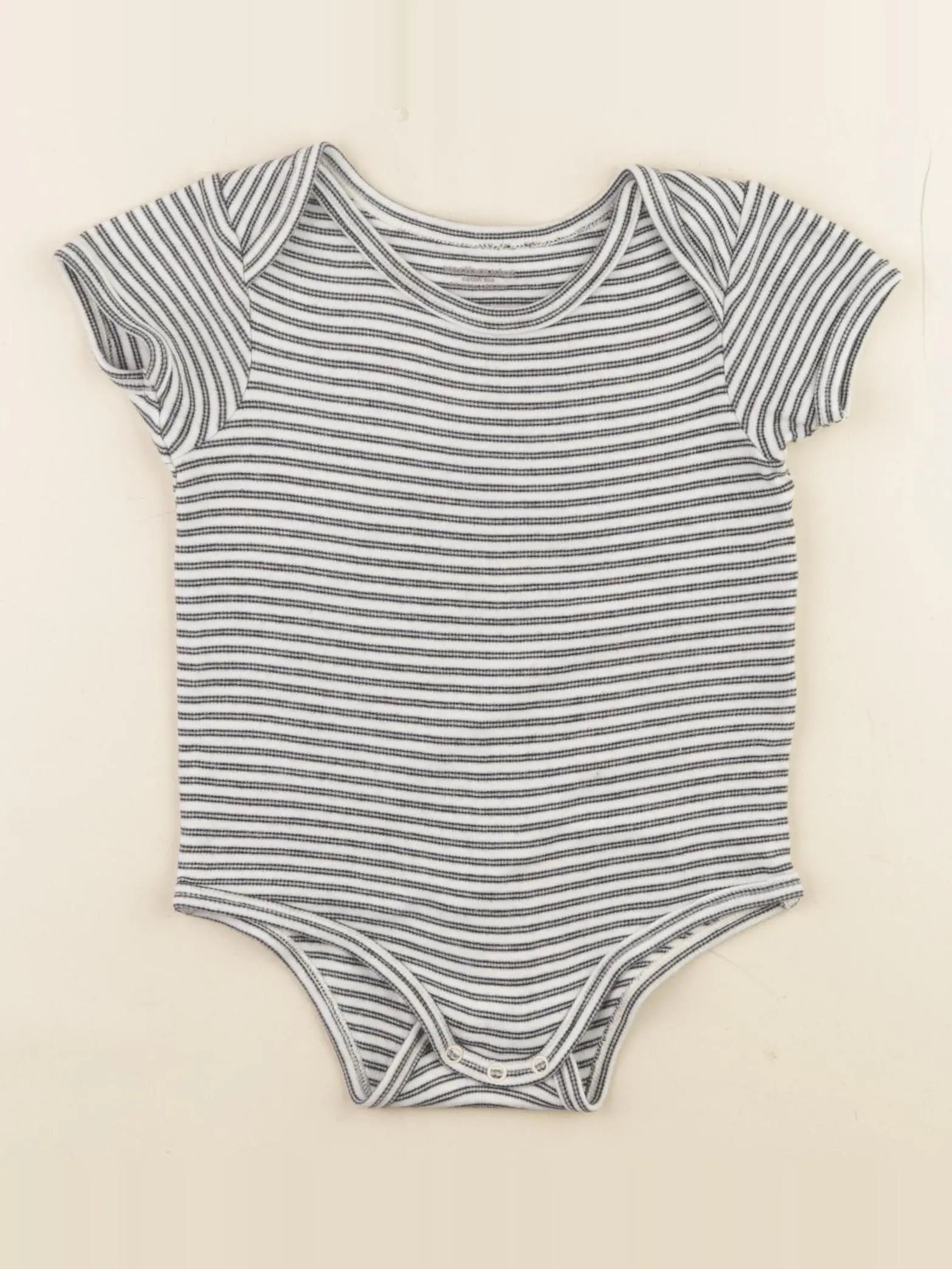 Vertbaudet - body blanc, bleu - 2 ans