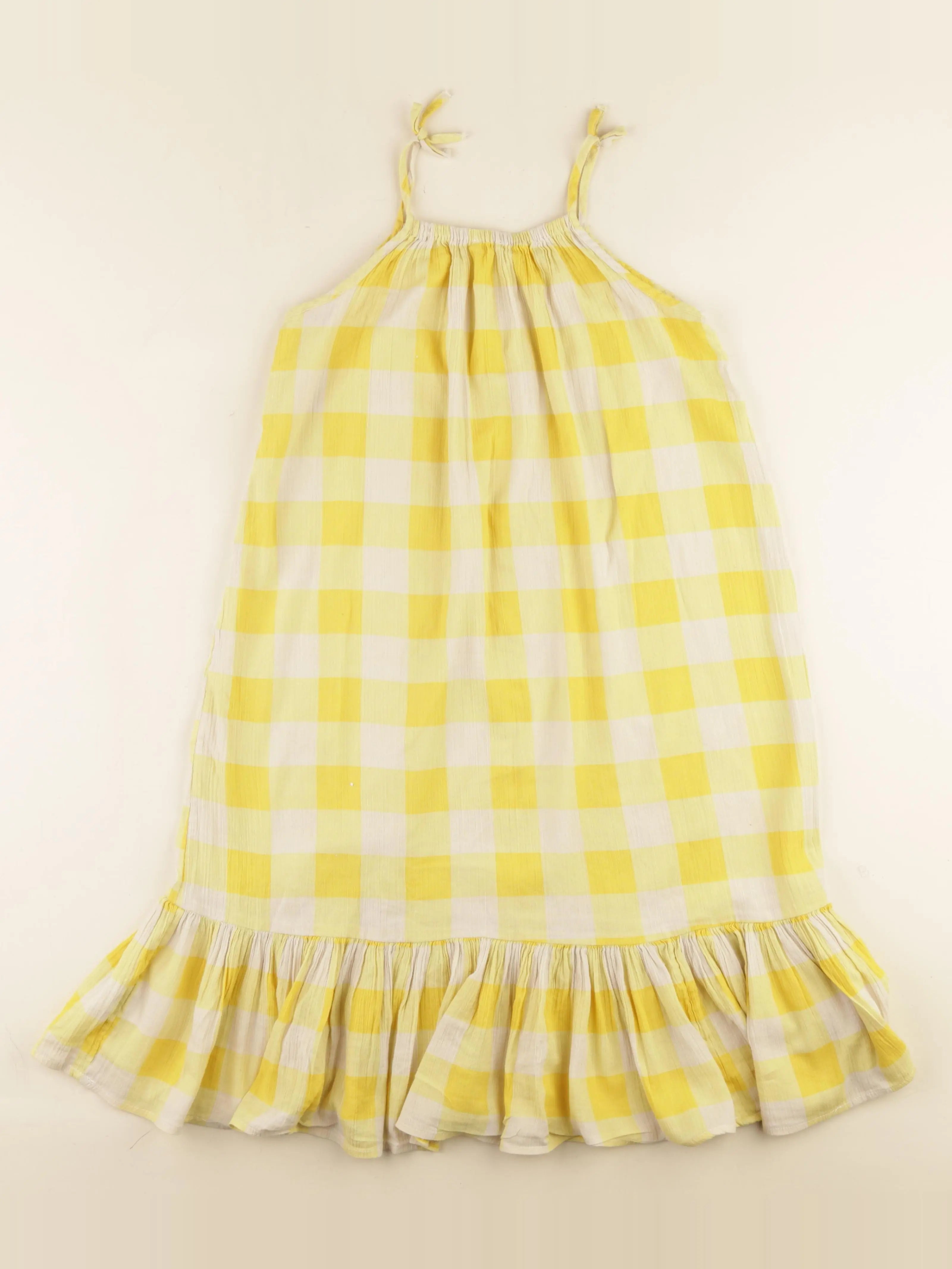 Monoprix - robe jaune - 8/10 ans