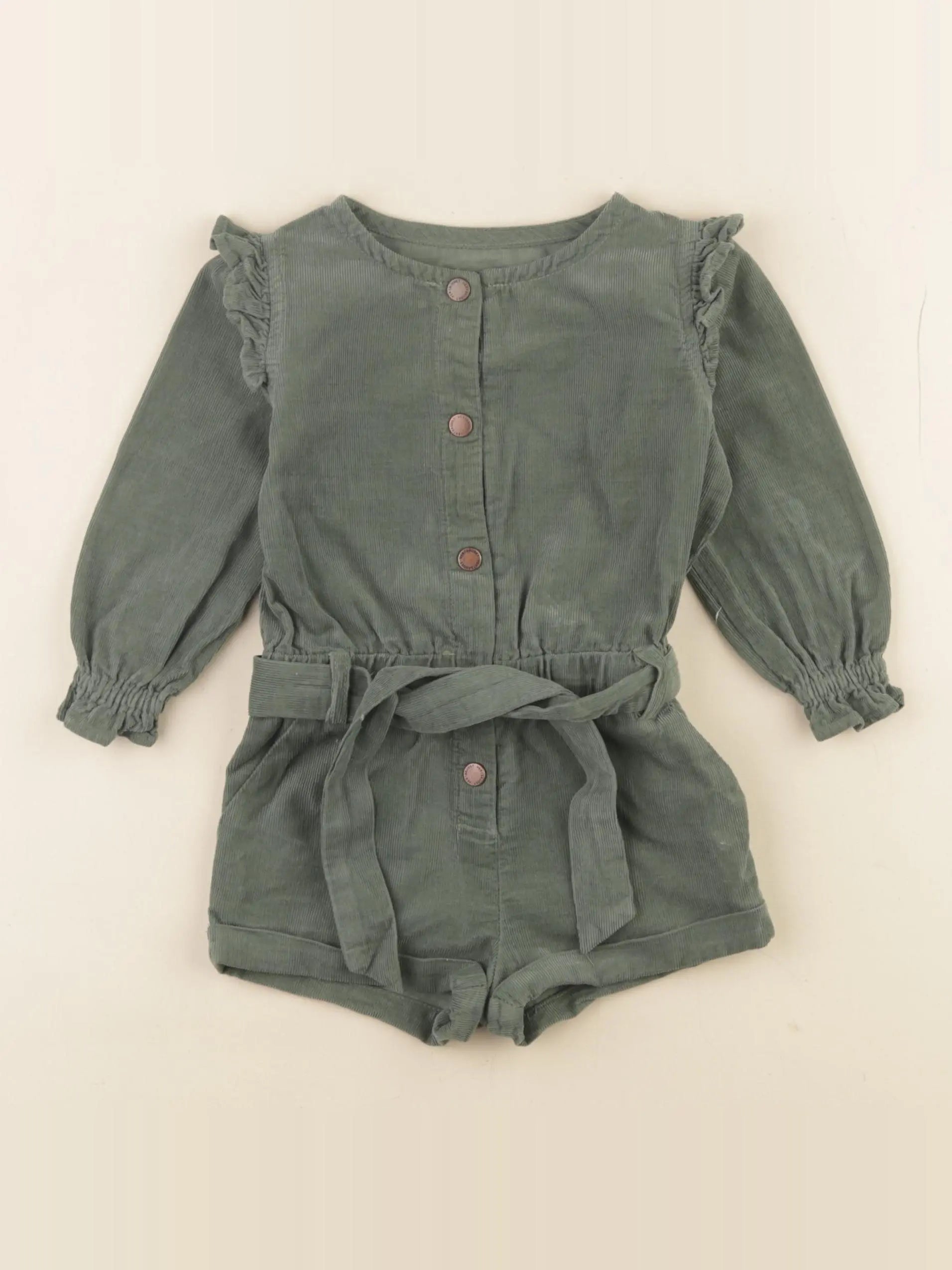 Vertbaudet - combinaison vert - 2 ans