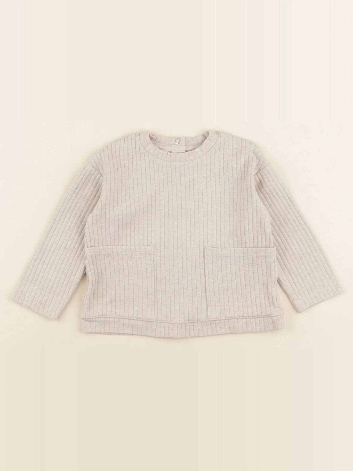 H&M - tee-shirt beige - 12/18 mois
