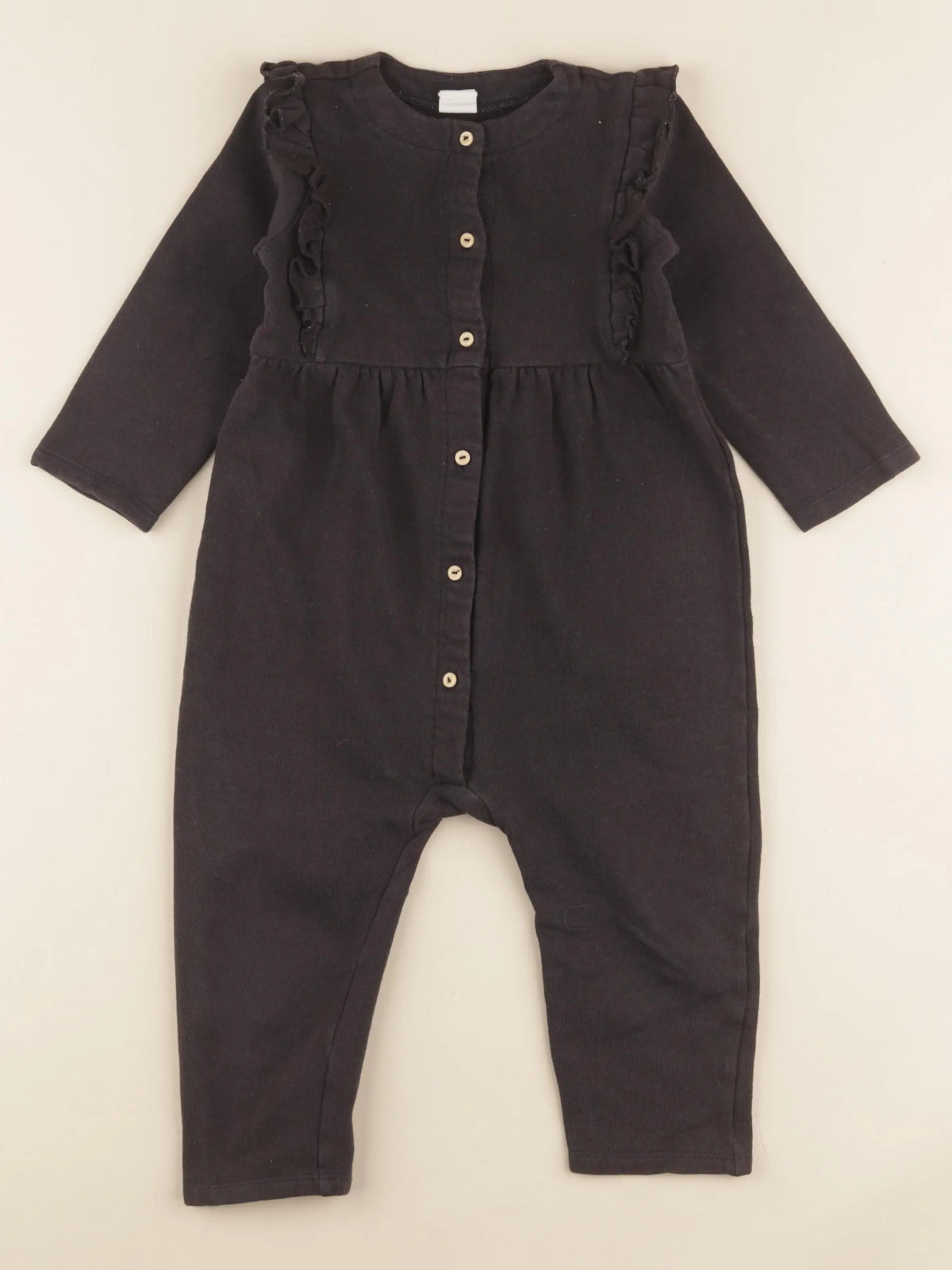 H&M - combinaison noir - 18/24 mois