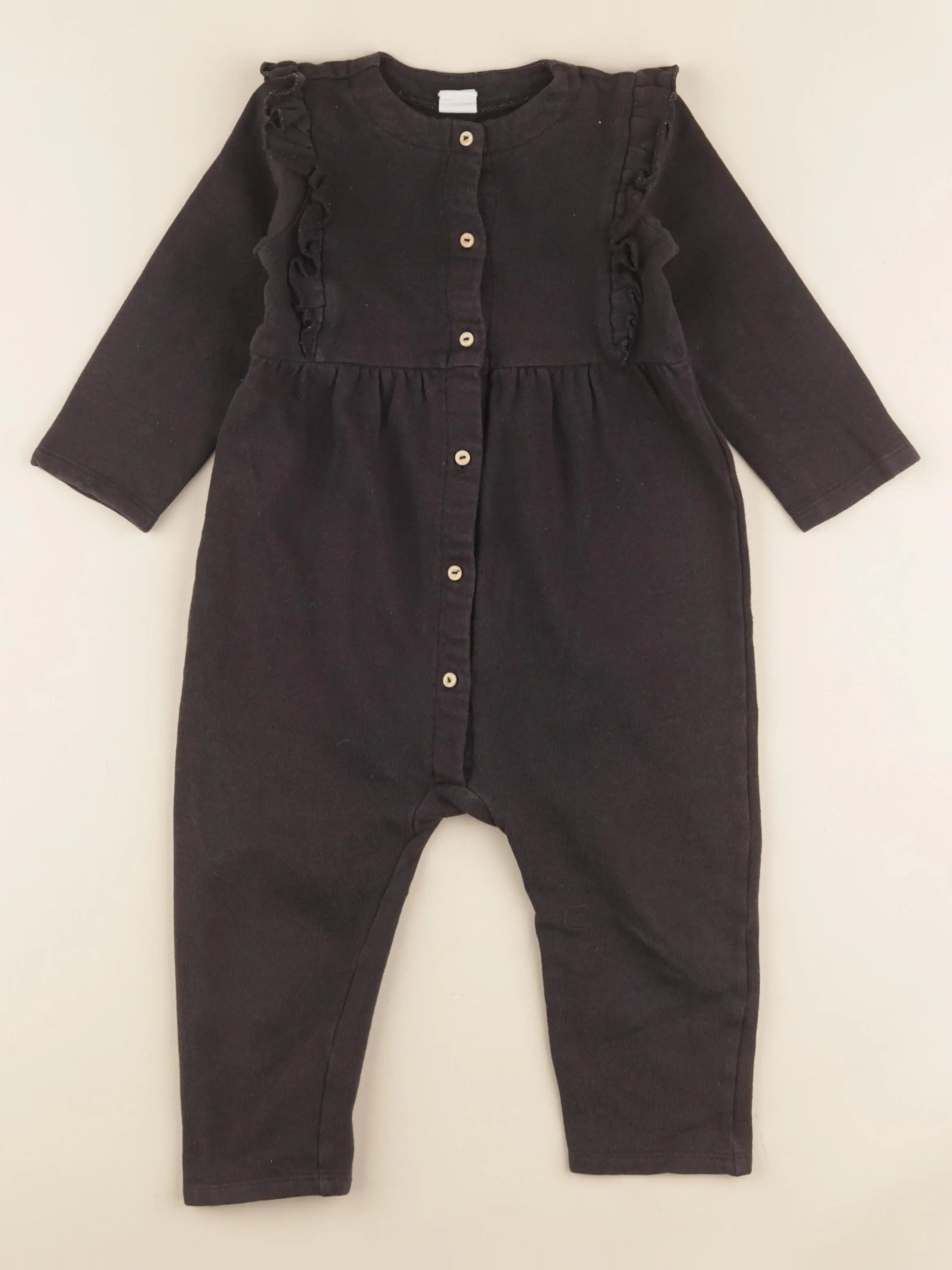 H&M - combinaison noir - 18/24 mois