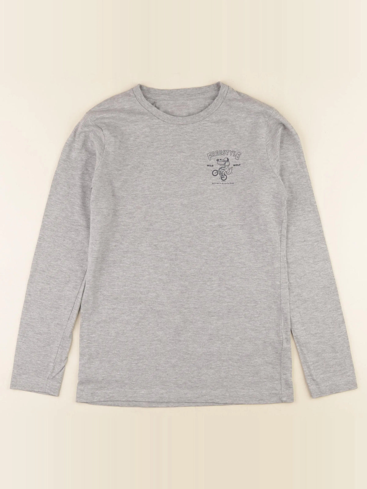 Vertbaudet - tee-shirt gris - 12 ans