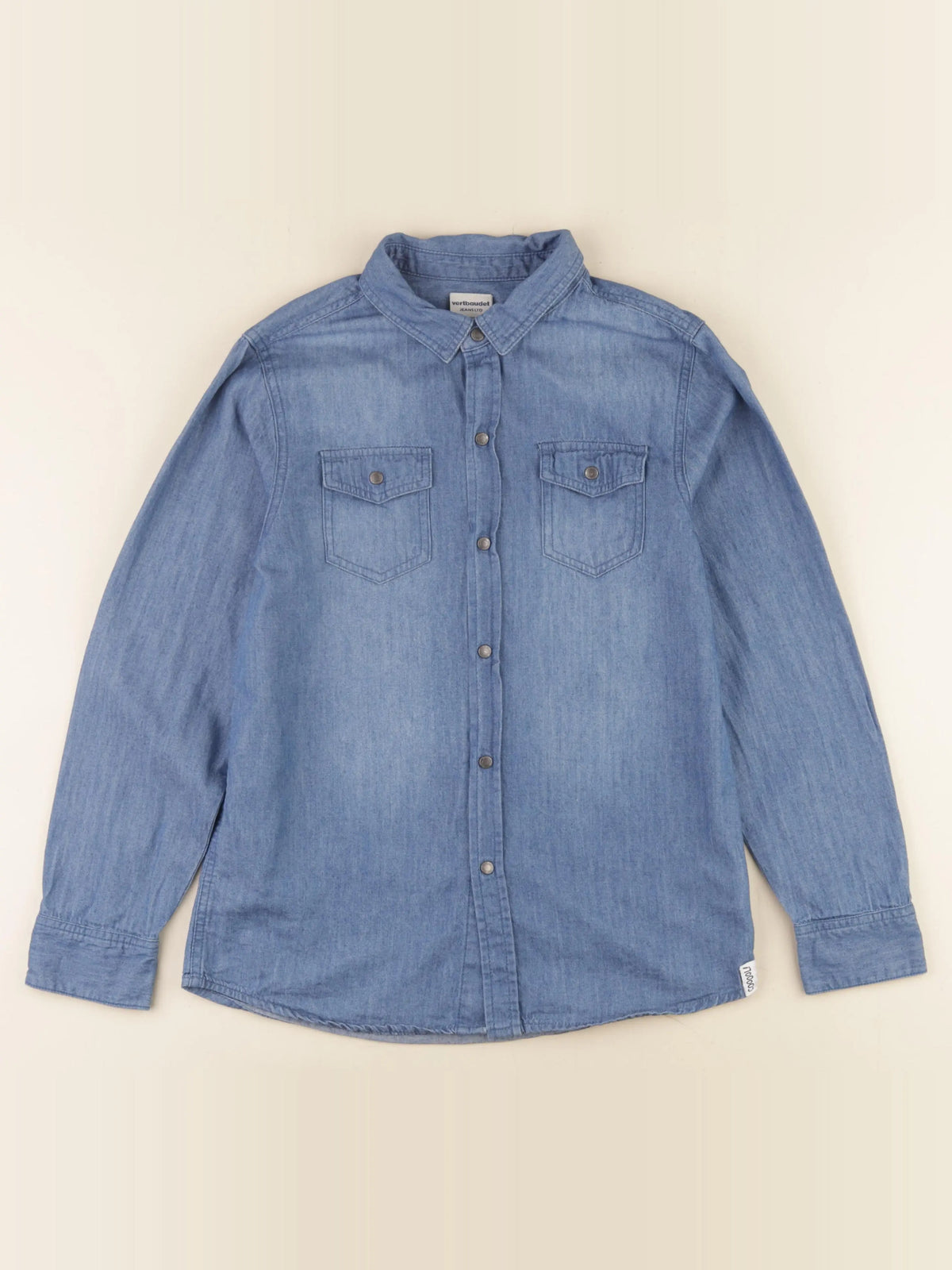 Vertbaudet - chemise bleu - 12 ans