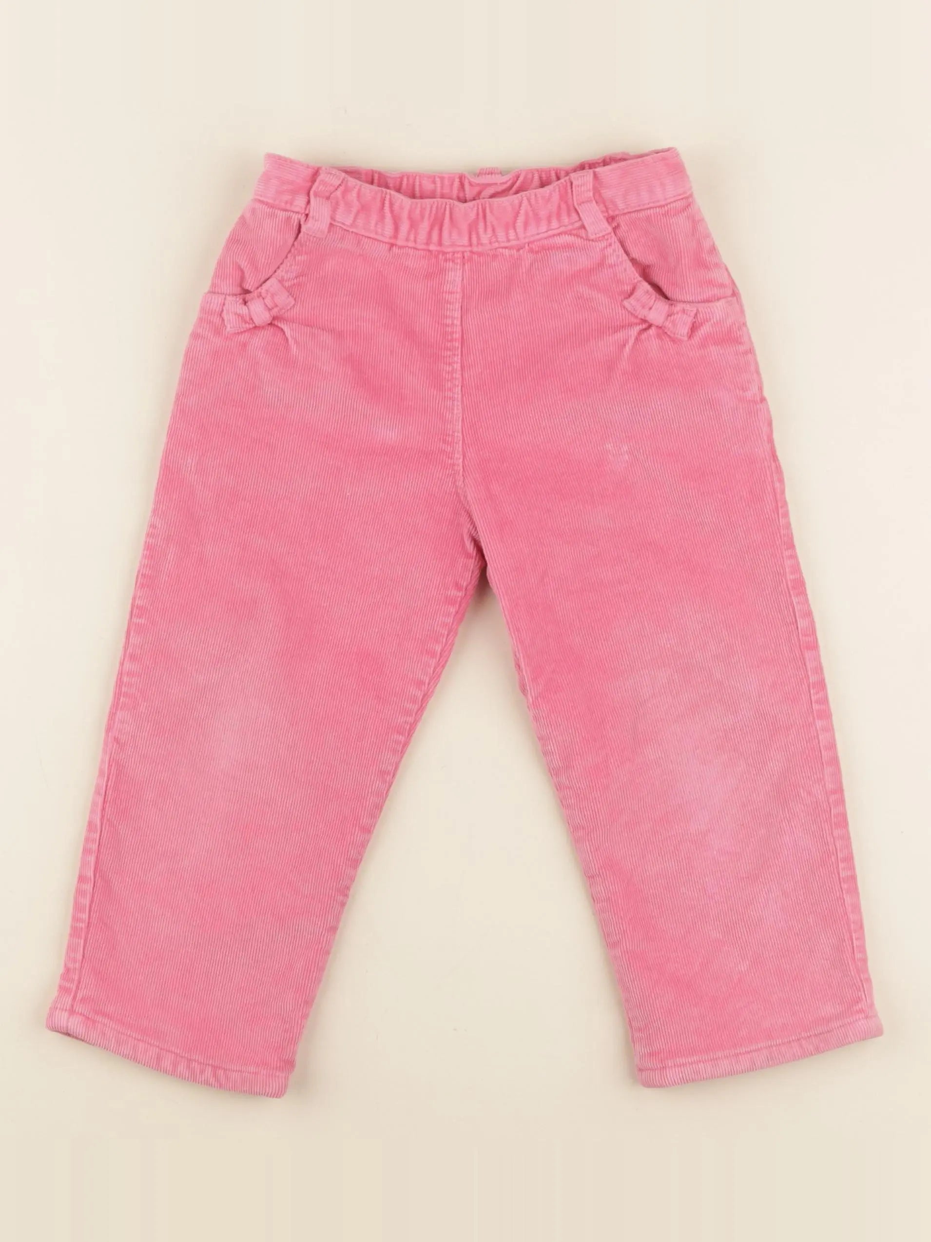 Petit Bateau - pantalon rose - 24 mois