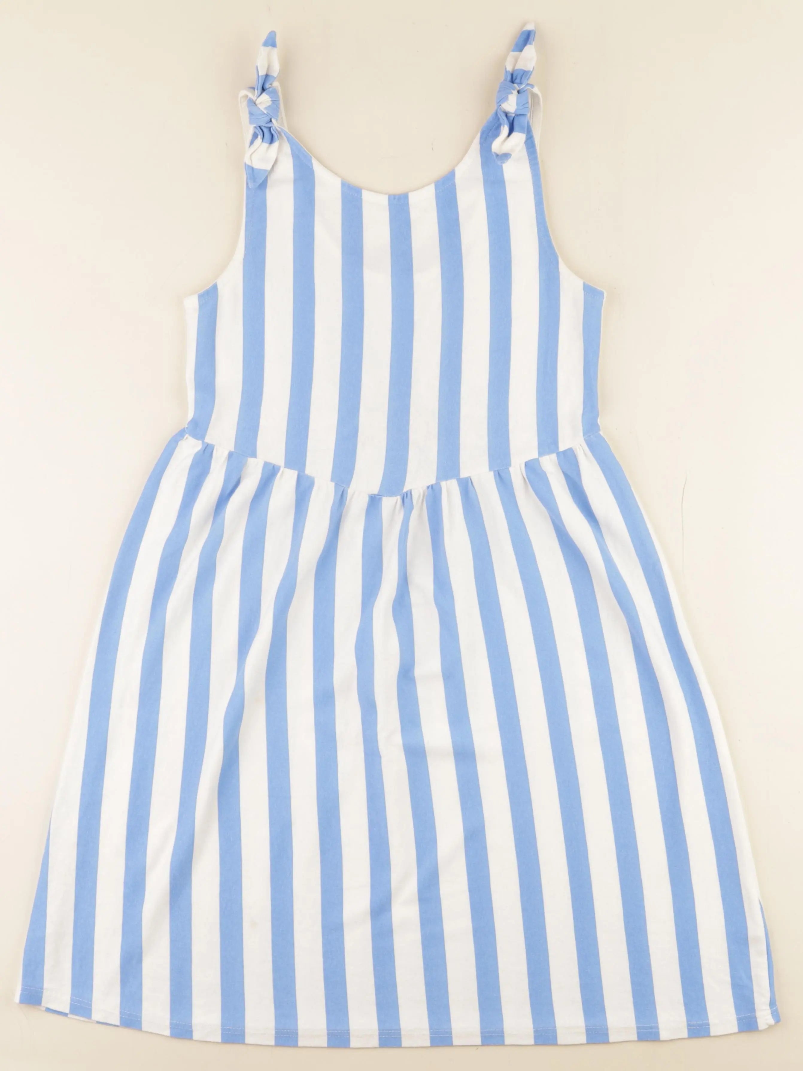 Zara - robe blanc, bleu - 11/12 ans