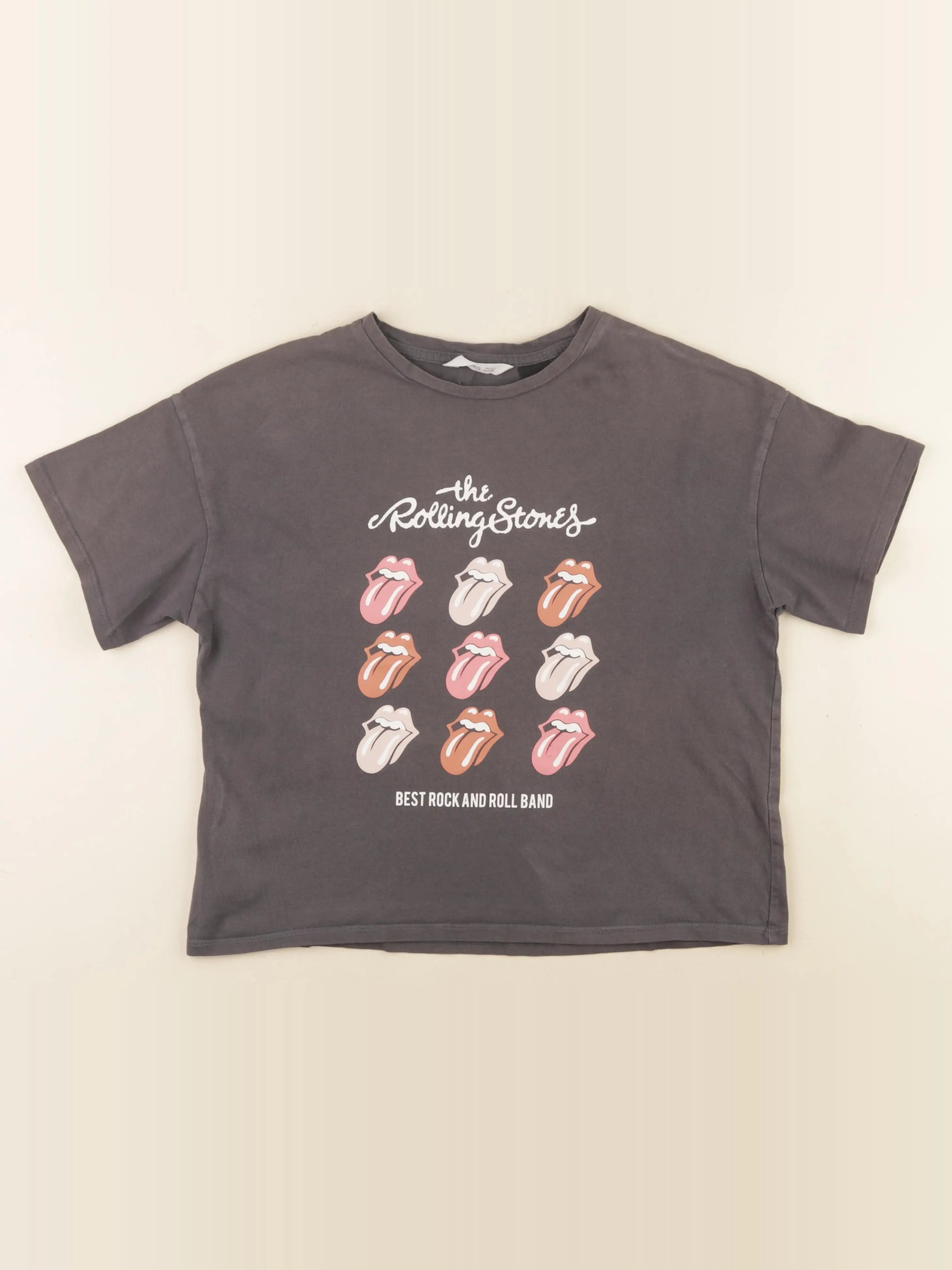 Mango - tee-shirt gris - 13/14 ans