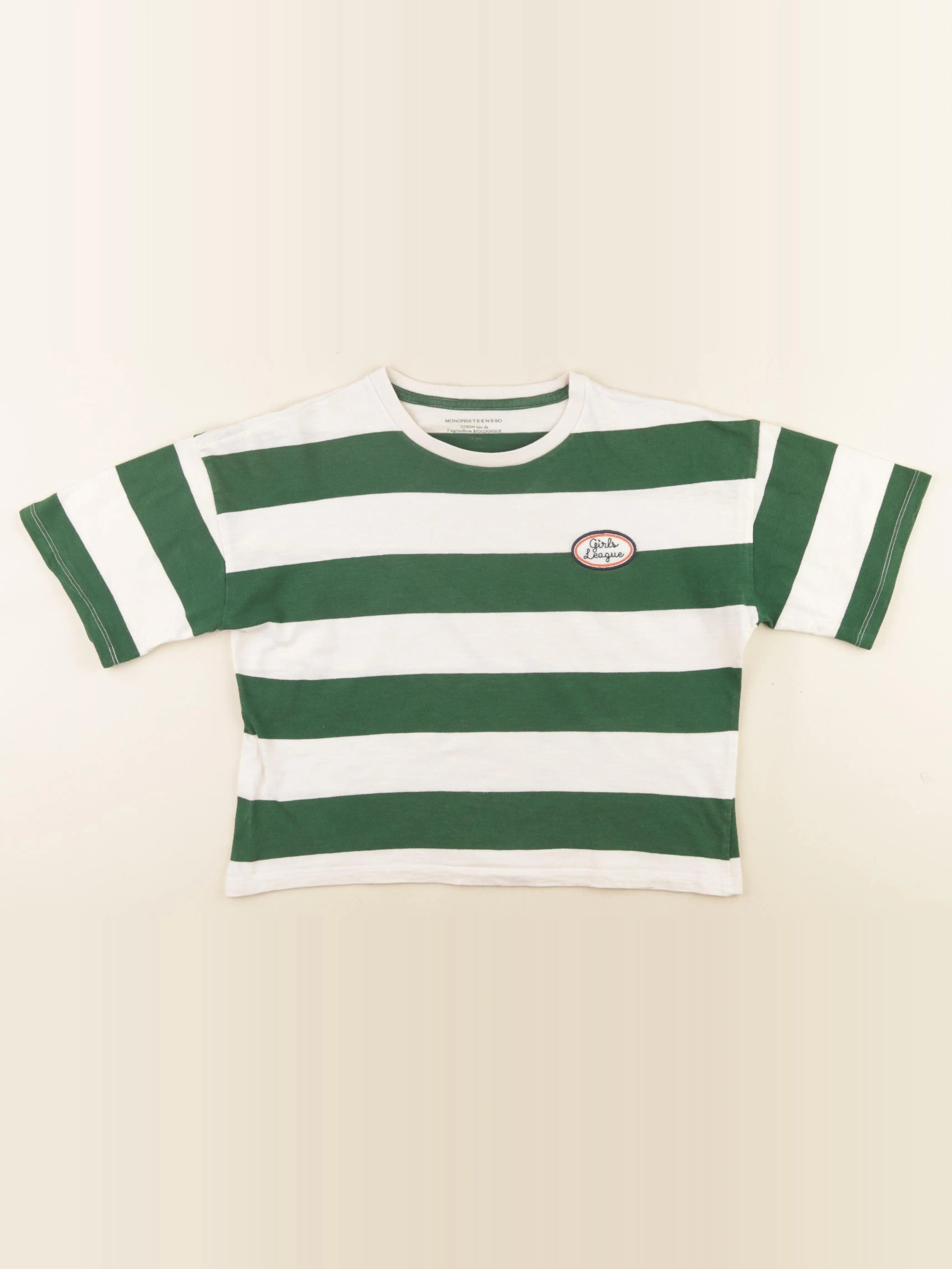 Monoprix - tee-shirt vert - 14 ans