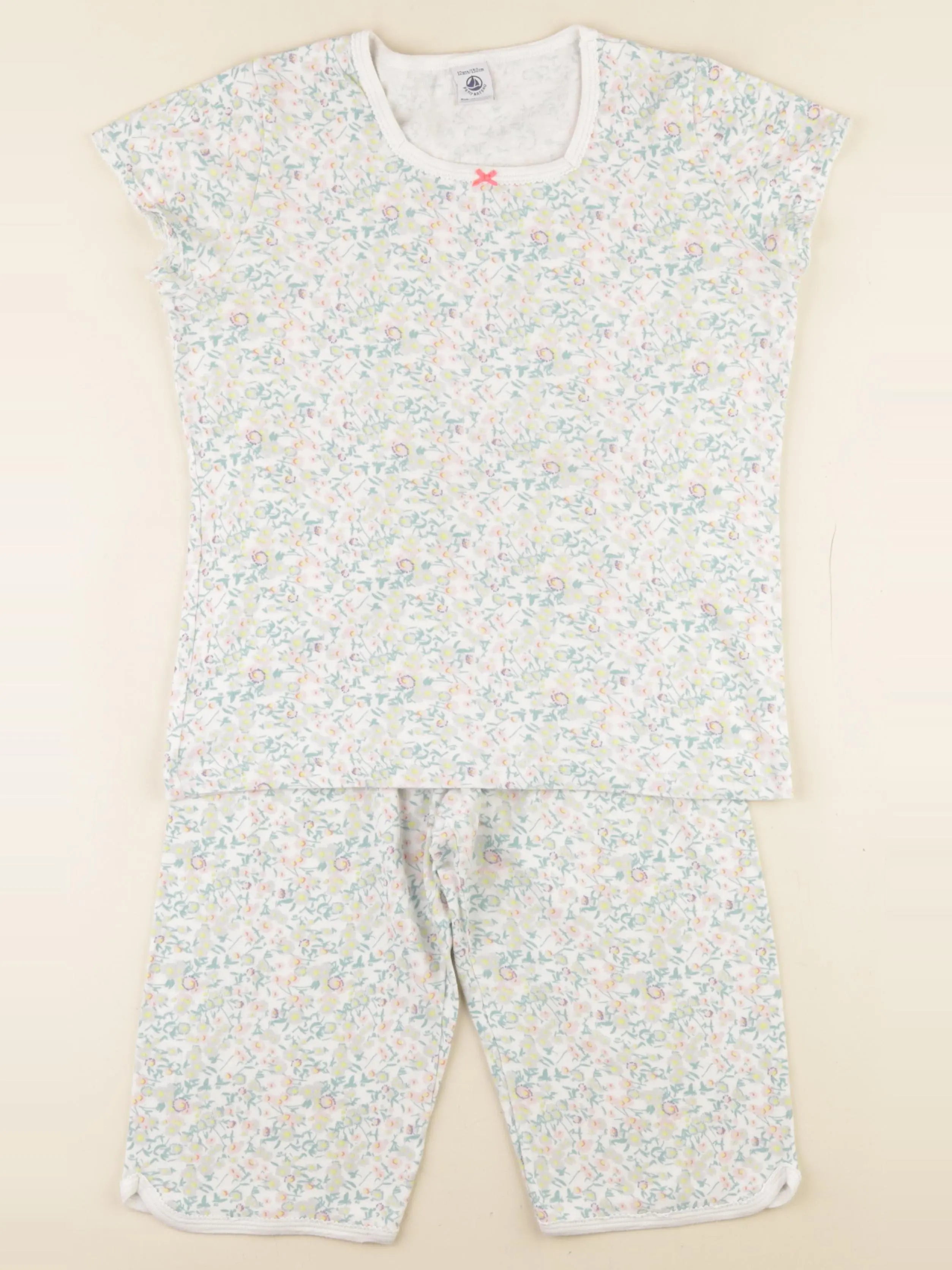 Petit Bateau - pyjama coton multicolore - 12 ans