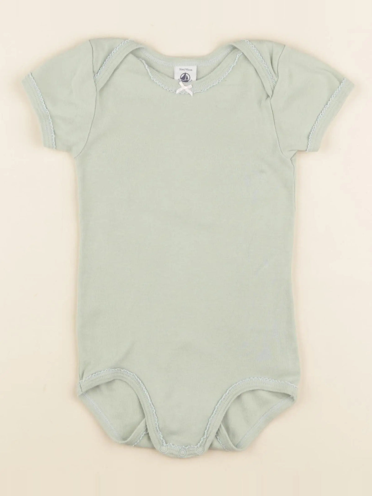 Petit Bateau - body vert - 36 mois